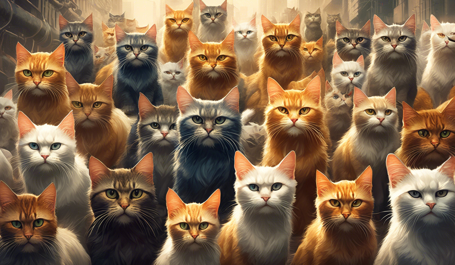 Cats Brigade in Formation