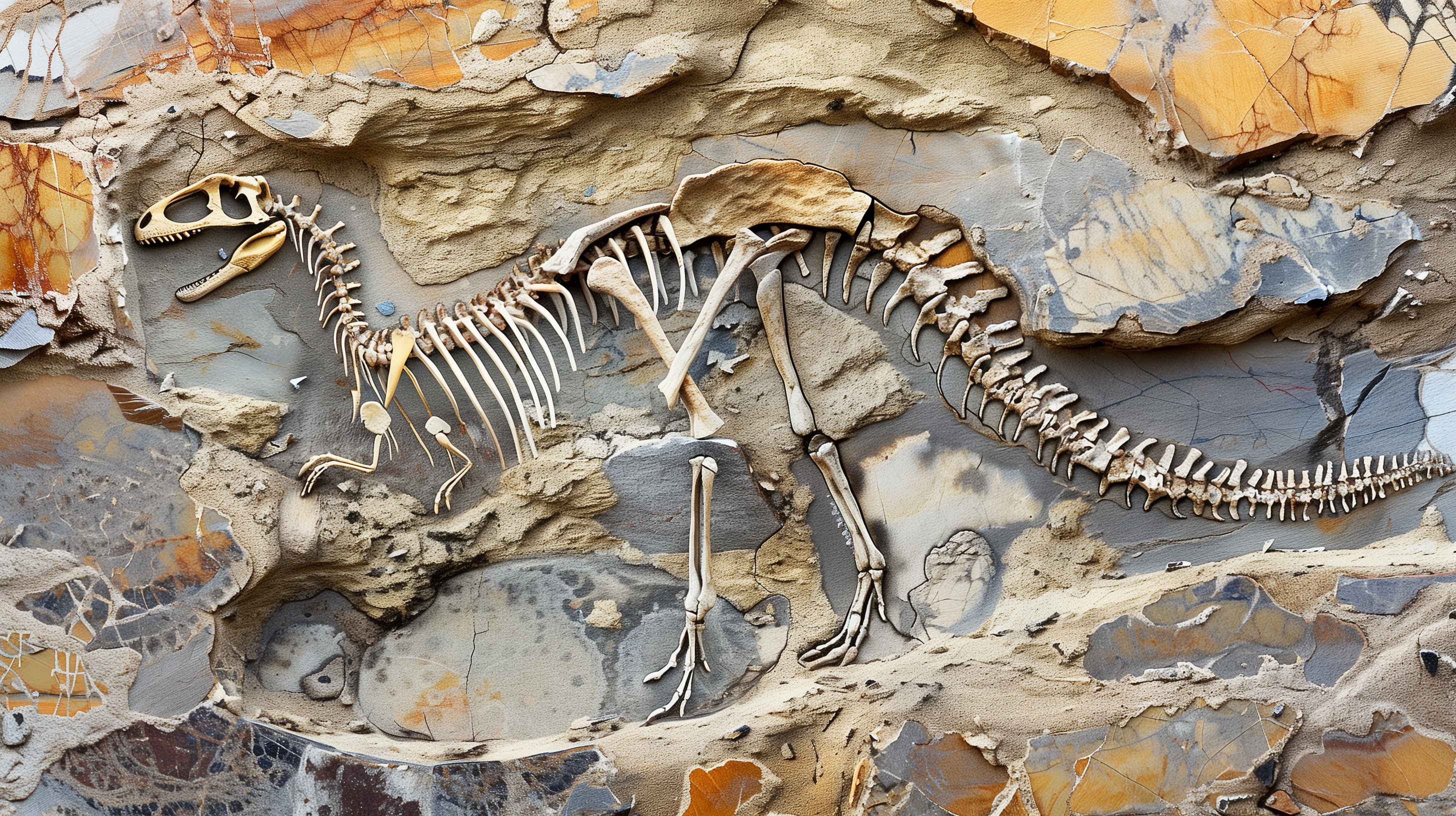 HD Dinosaur Fossil Desktop Wallpaper