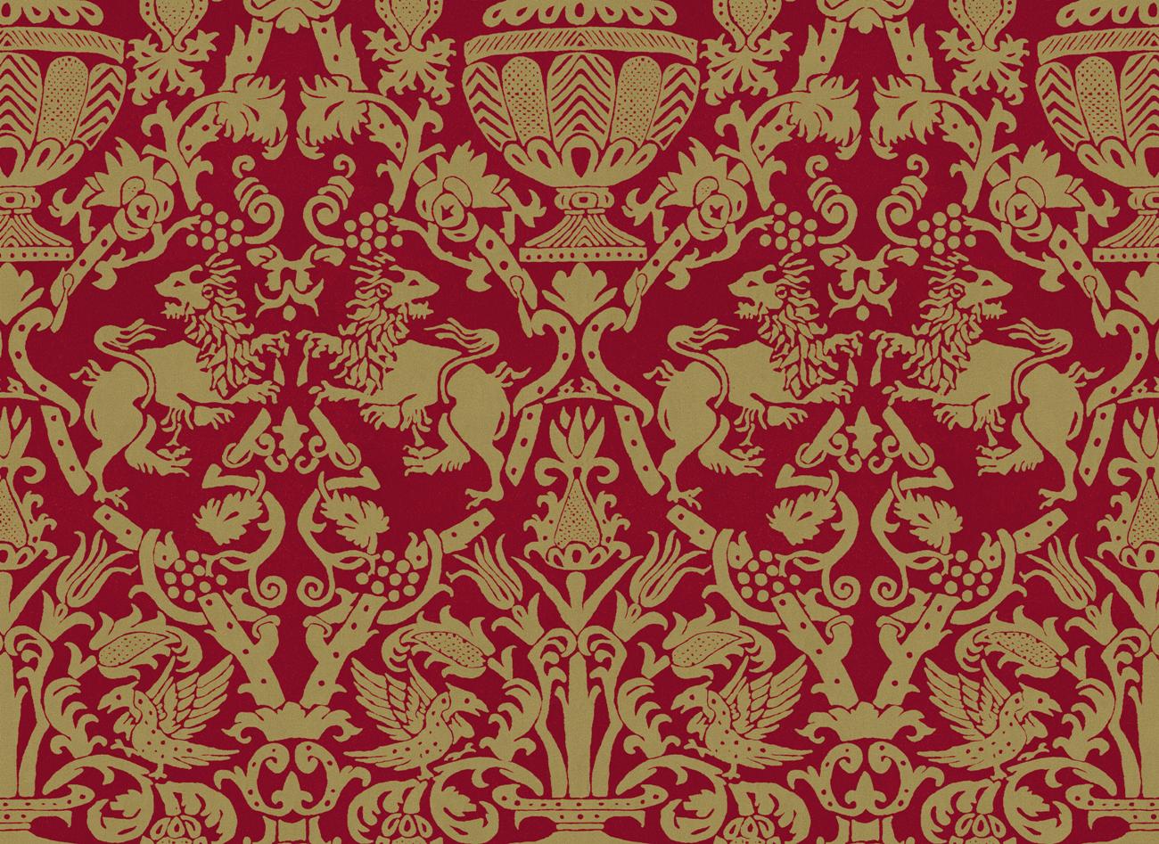 Traditional Wallpaper. Damask