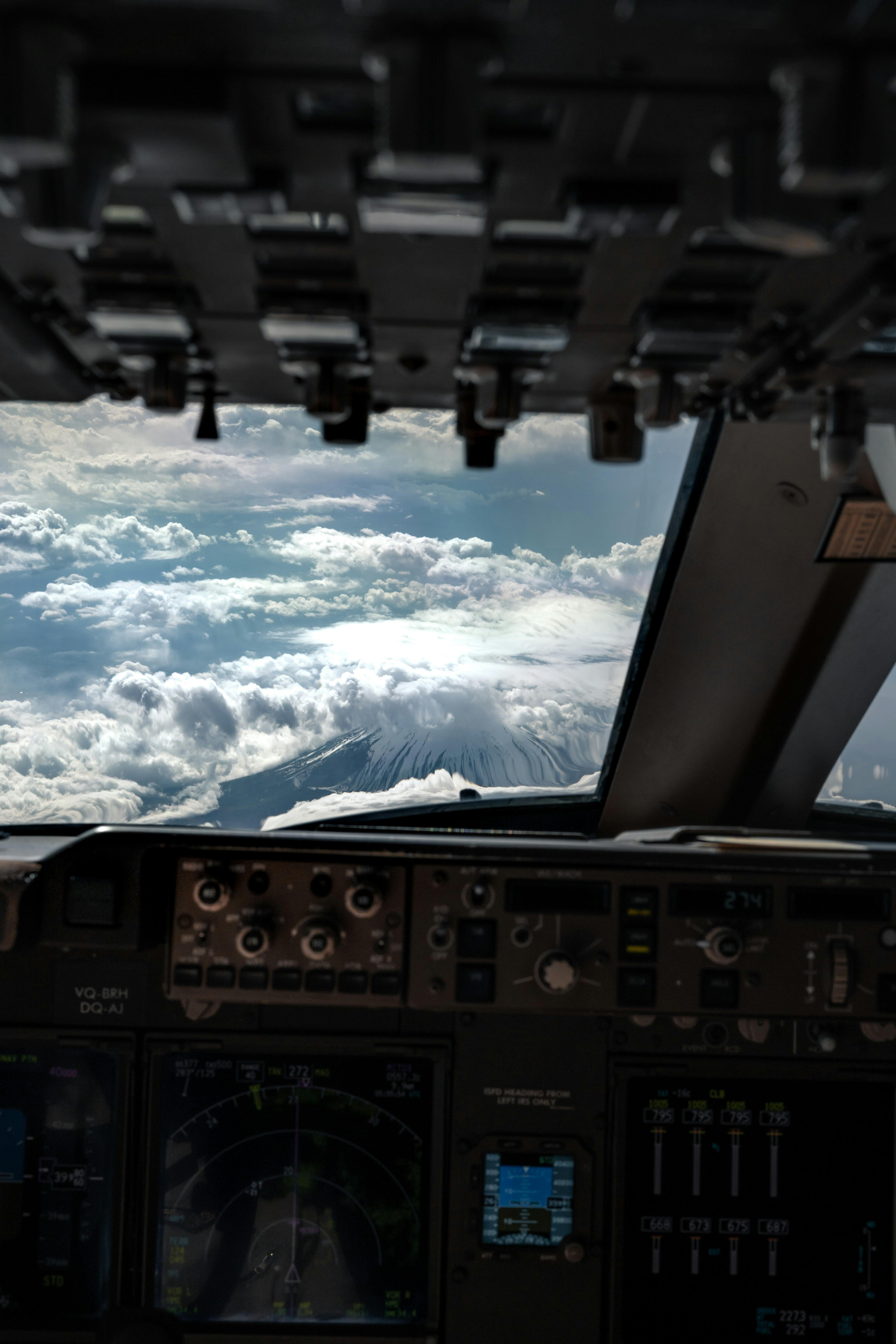 Airplane Cockpit Photo, Download