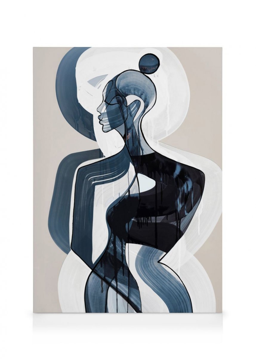 Blau Serenity Canvas