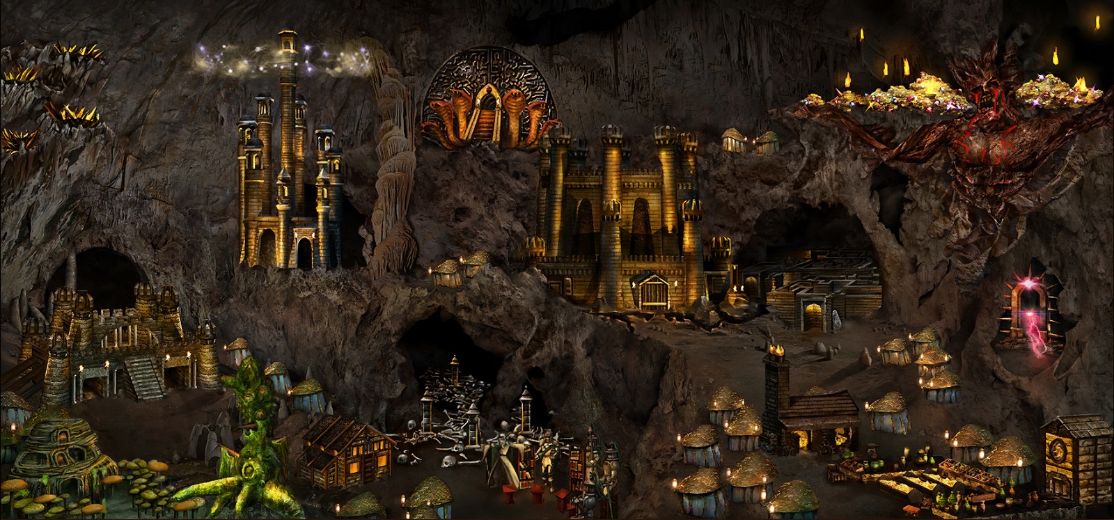 HOMM3 towns HD wallpaper