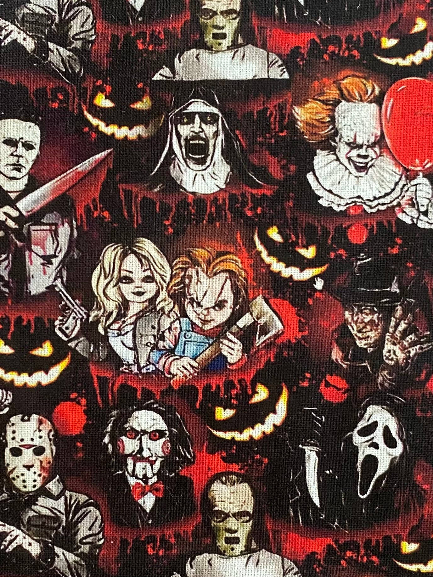 Download Horror Movie Collage Nice Art Wallpaper