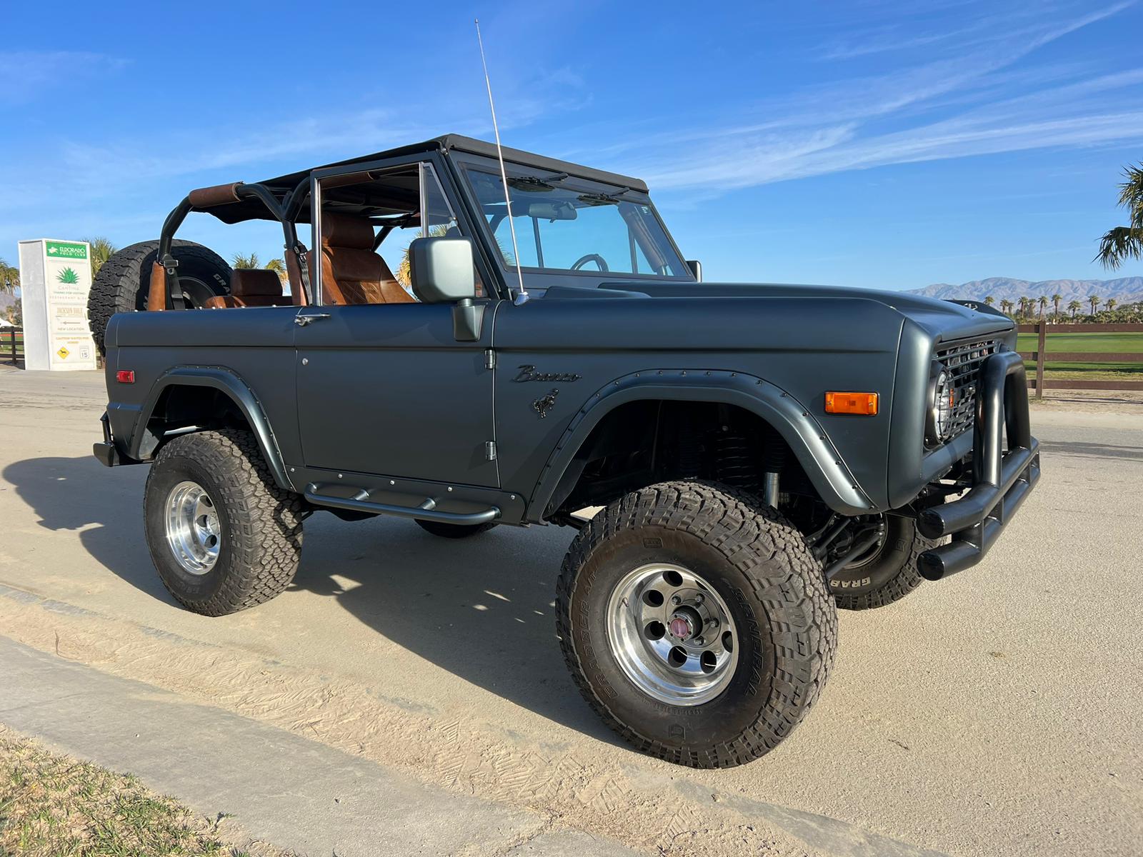 Matte Green Ford Bronco
