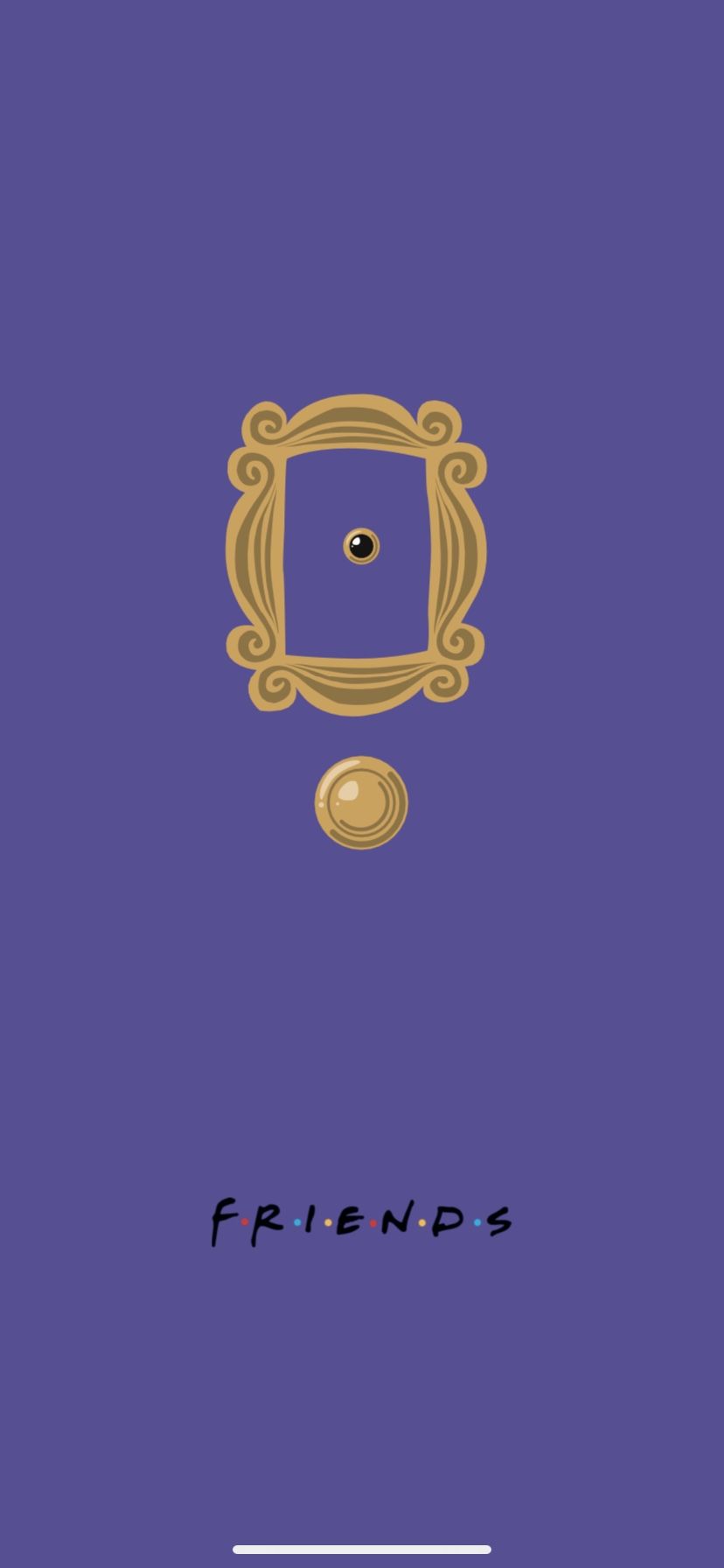 Friends door wallpaper