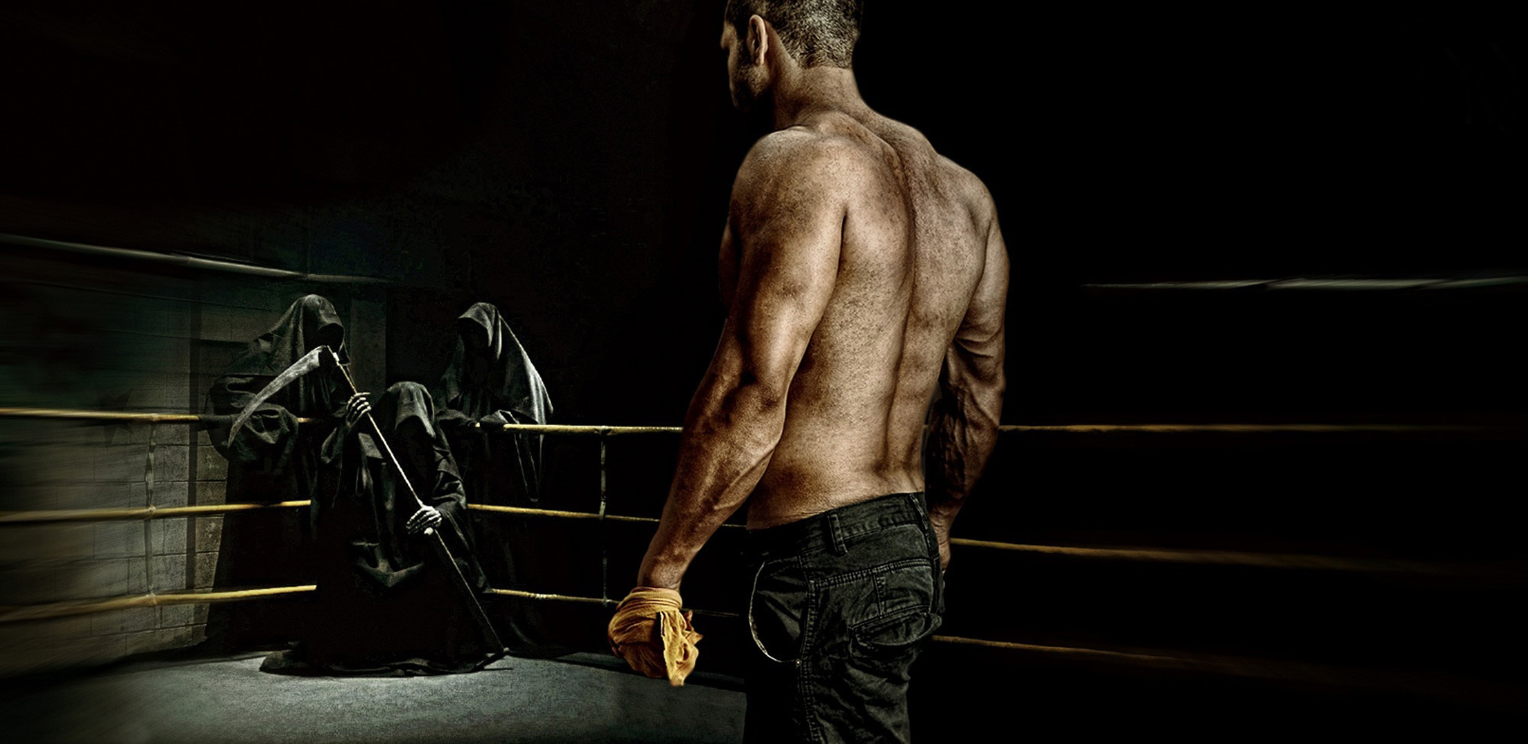 Wallpaper death, the ring, fighter, seconds for mobile and desktop, section ситуации, resolution 2218x1080
