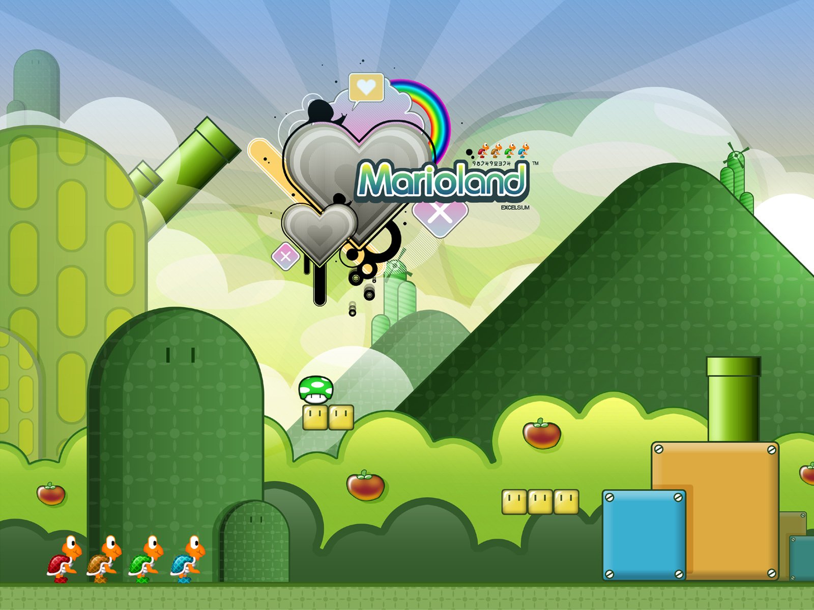 Super Mario HD Wallpaper: Marioland