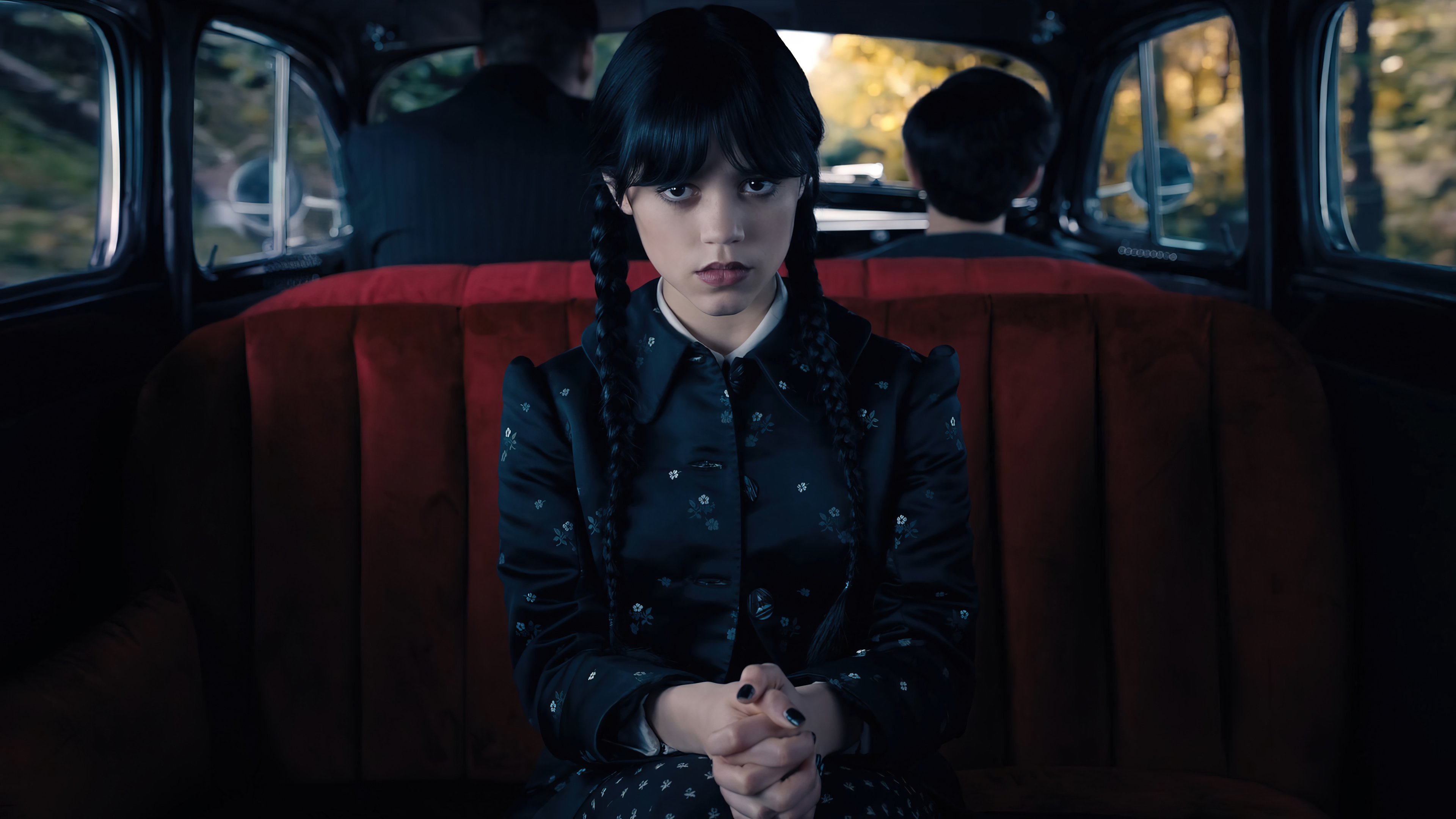 Wednesday Addams Jenna Ortega Wallpaper