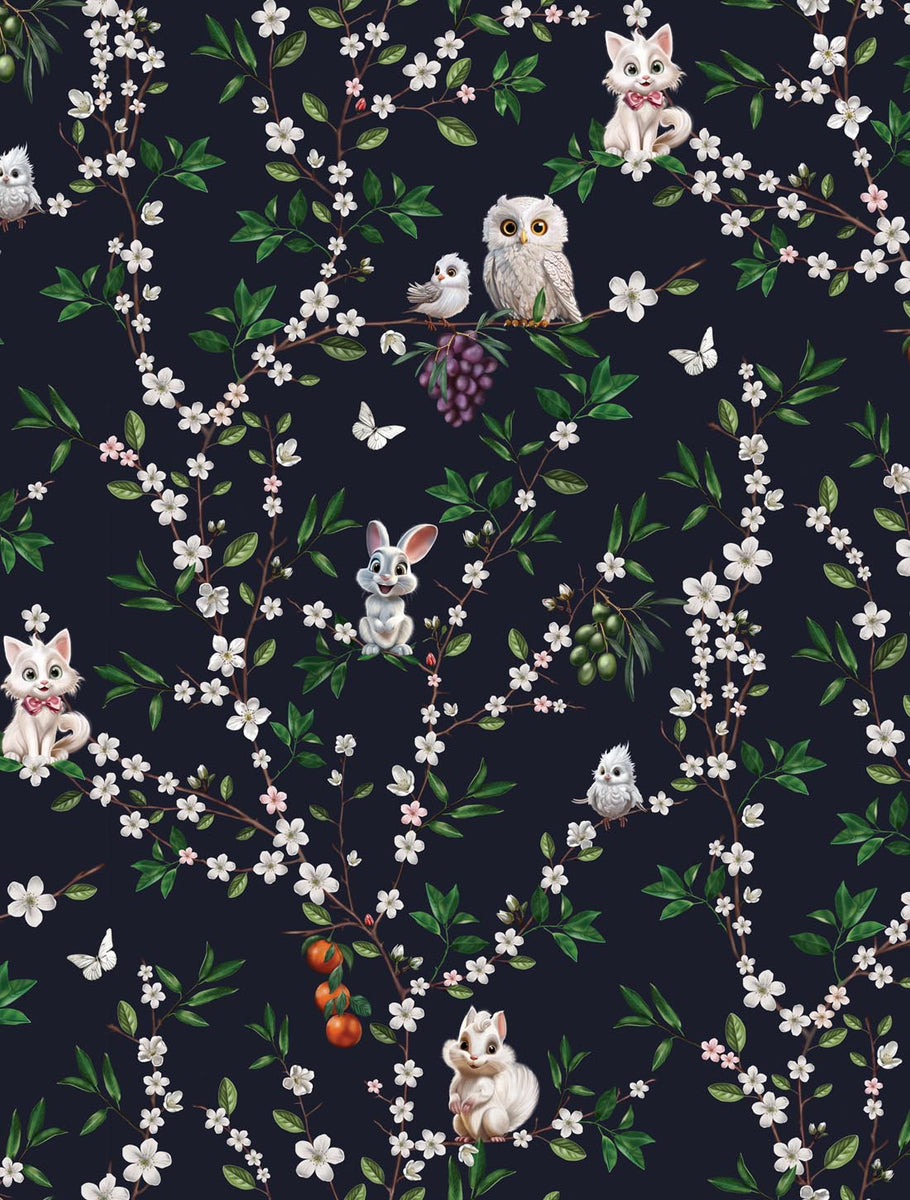 Luxury Wallpaper. Hand Painted