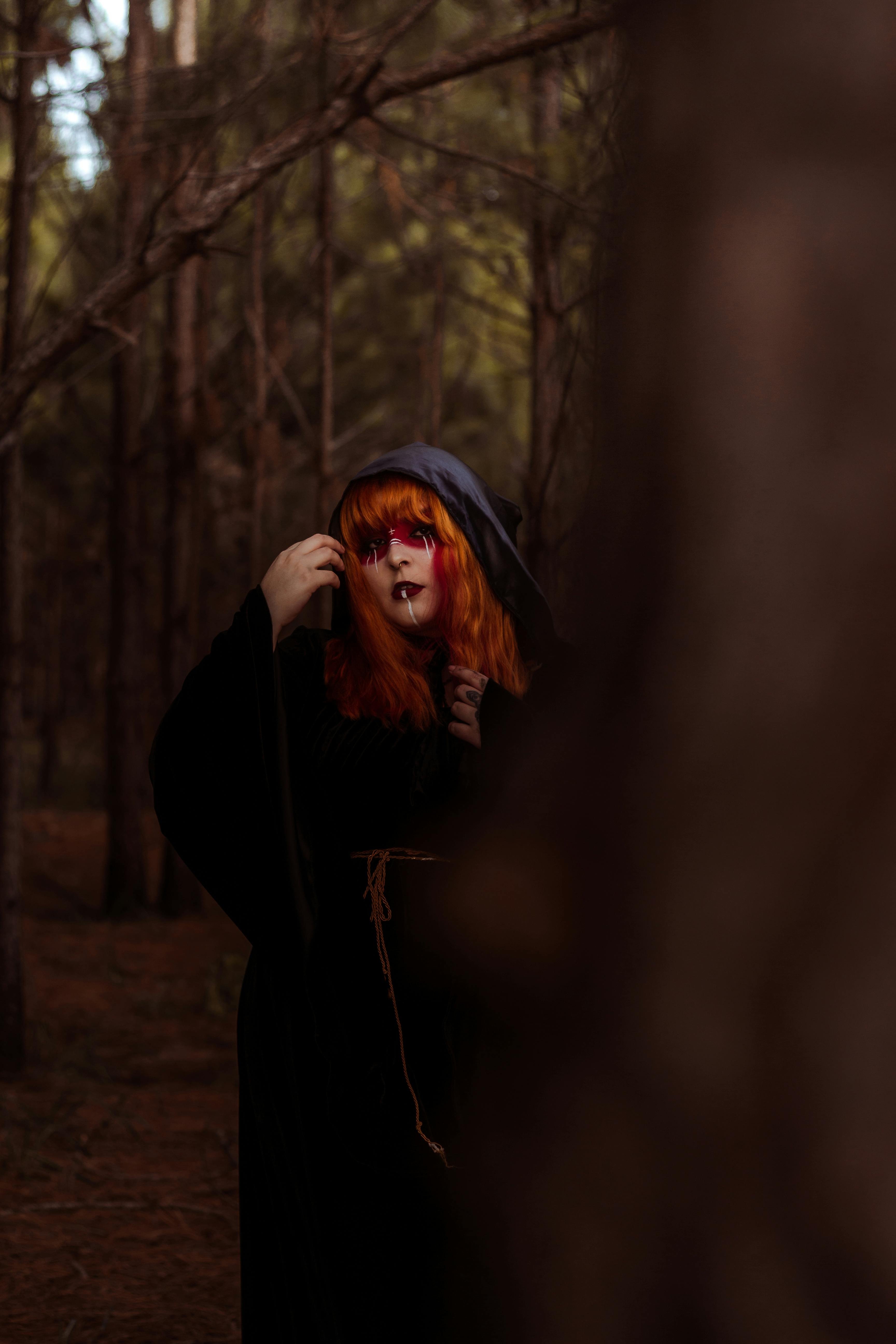 A Redhead Witch in the Forest · Free