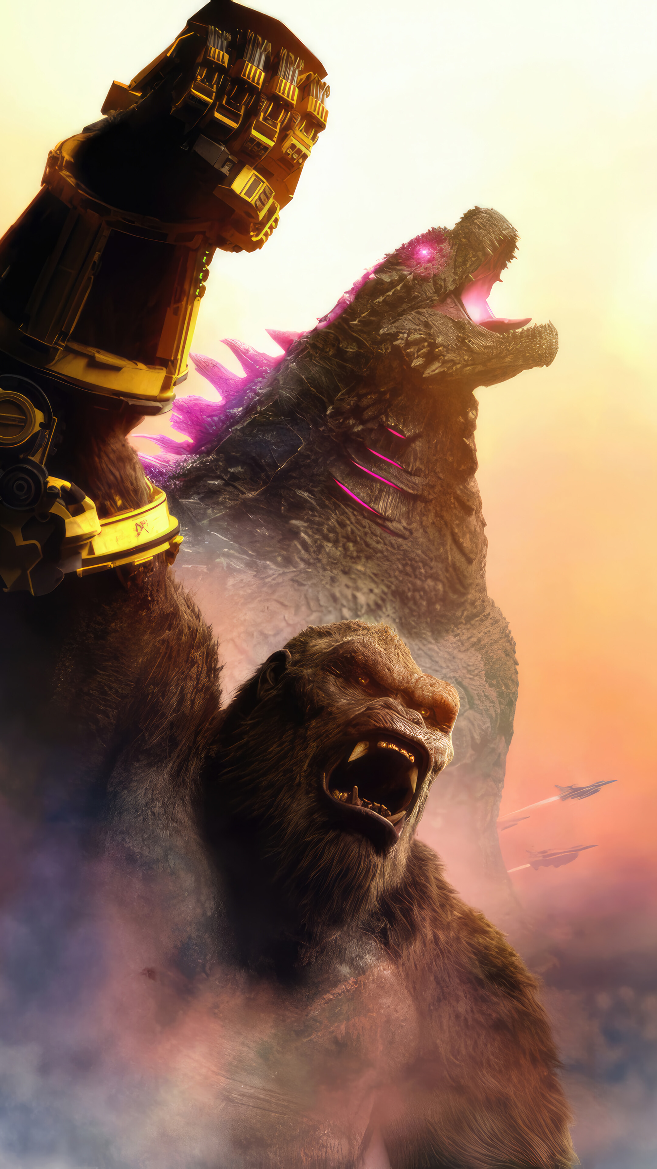Godzilla x Kong Movie 4K Wallpaper
