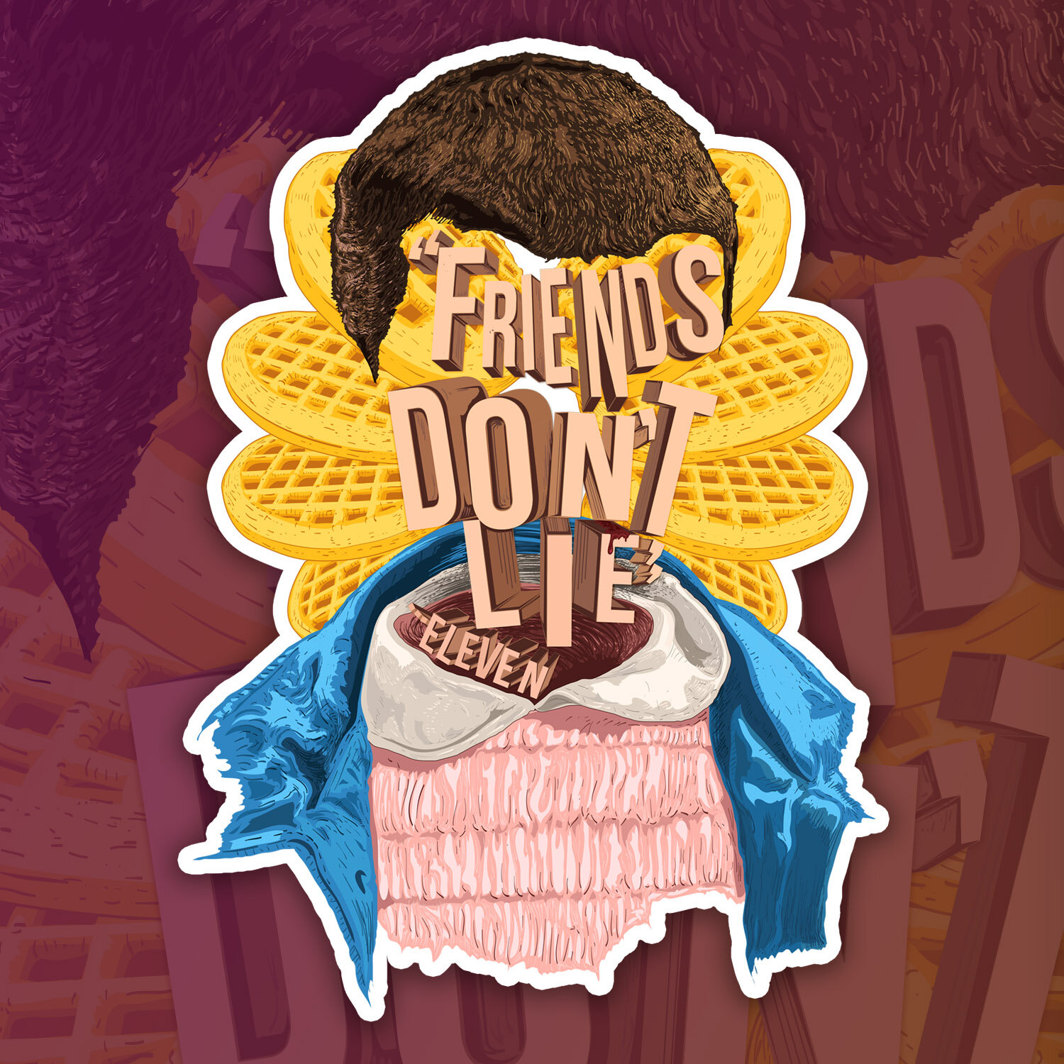 Eleven og 4 x 6 sticker