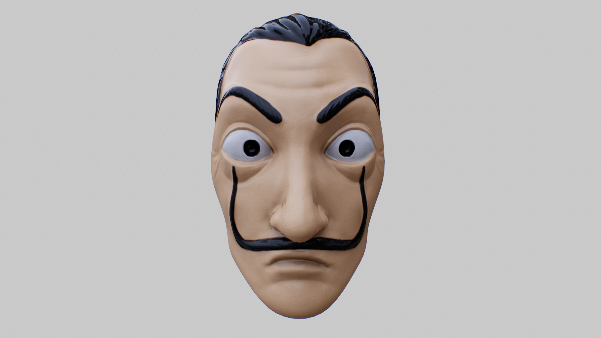 Salvador Dali Mask 3D Model