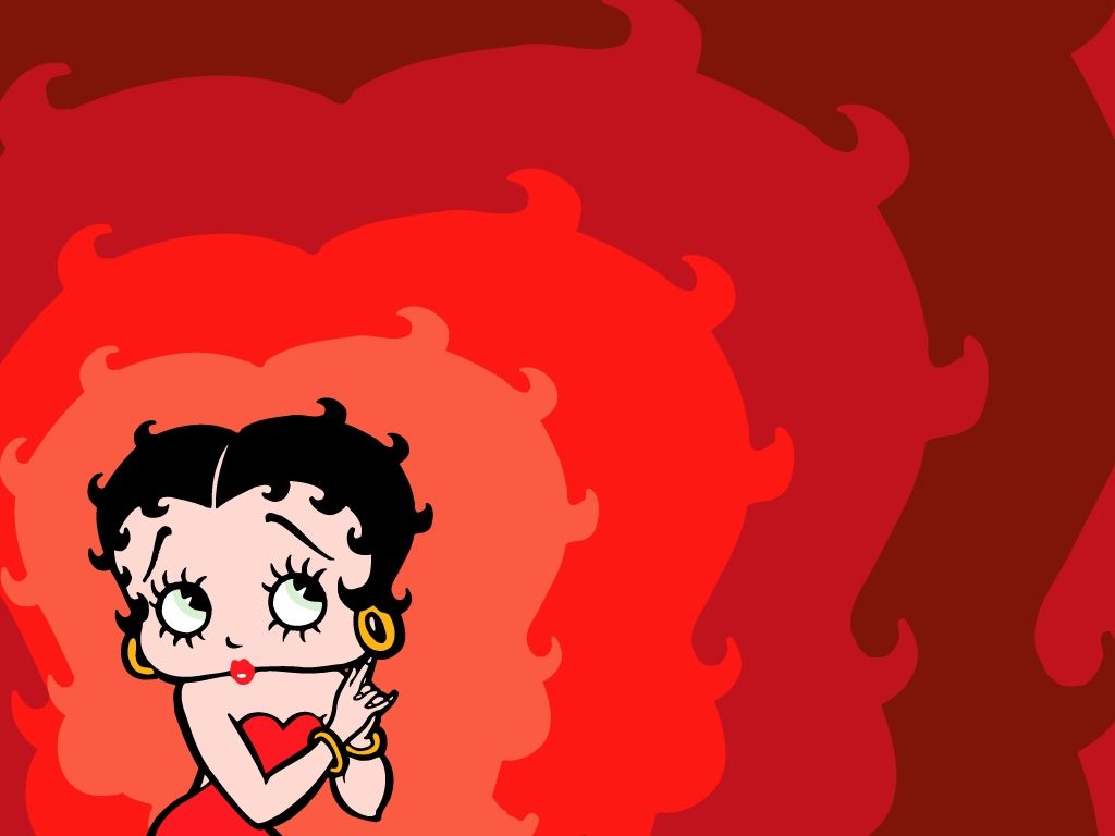 betty boop desktop themes: Black