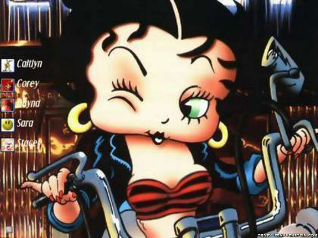 Betty Boop Wink Wallpaper. Uma Futura