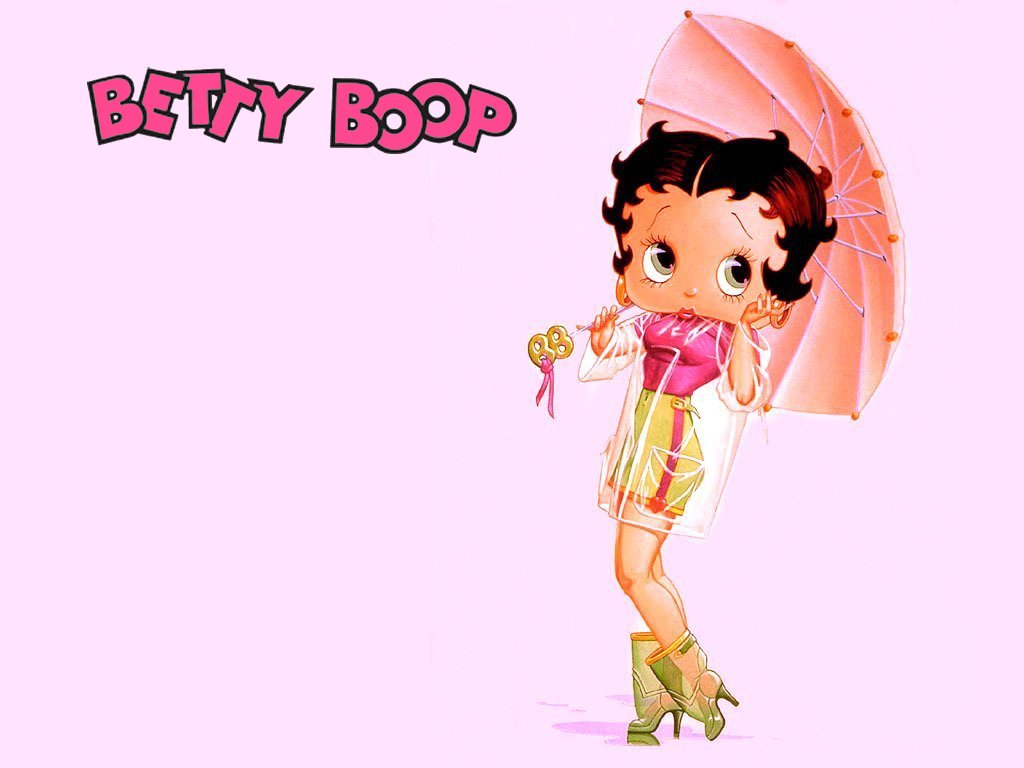 Betty Boop umbrella wallpaper