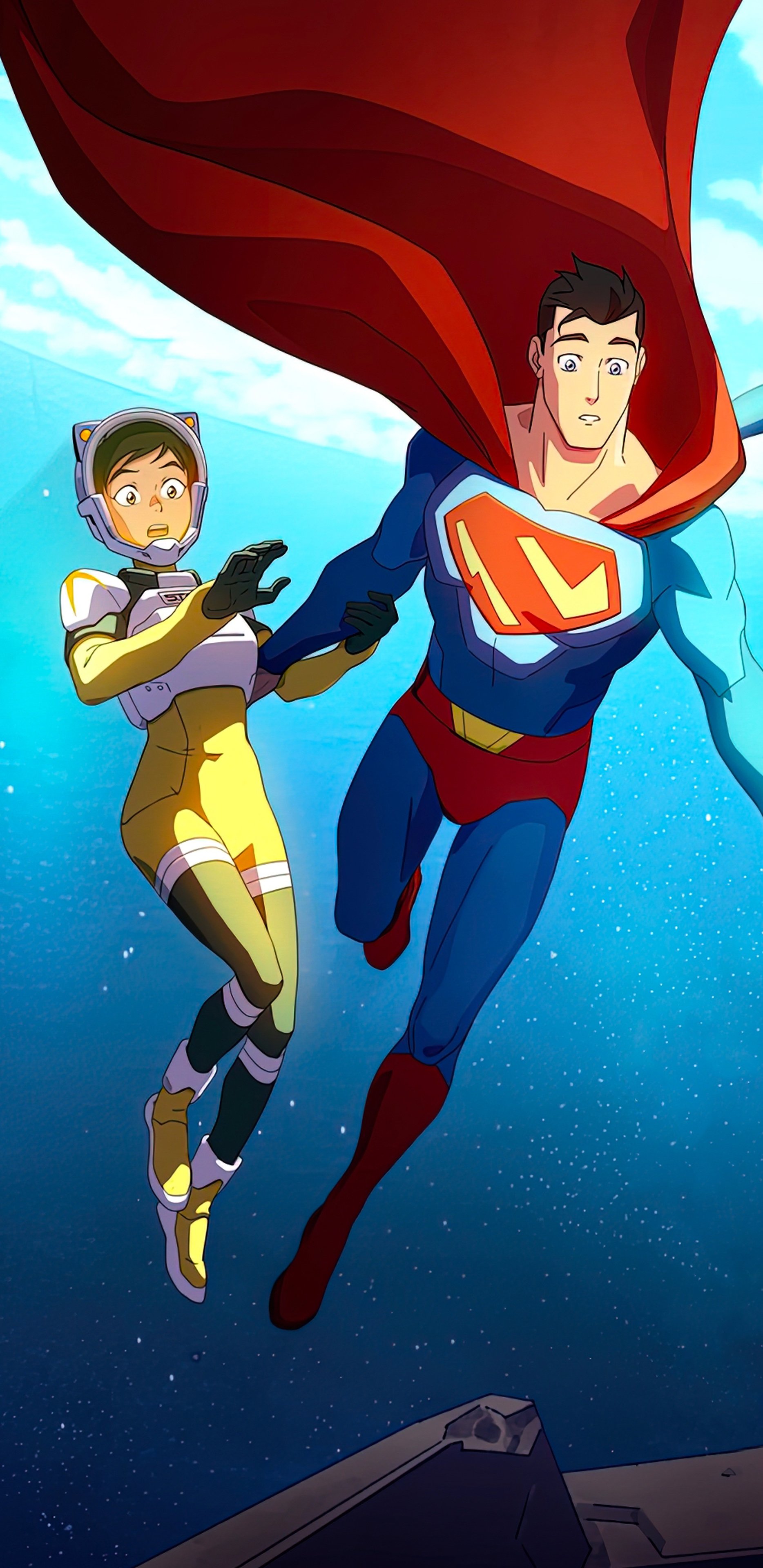 Komix BroK Wallpaper & Textless Posters! Adventures With Superman 2 (4K UHD) TEXTLESS MOBILE WALLPAPER for iPhone & Samsung!