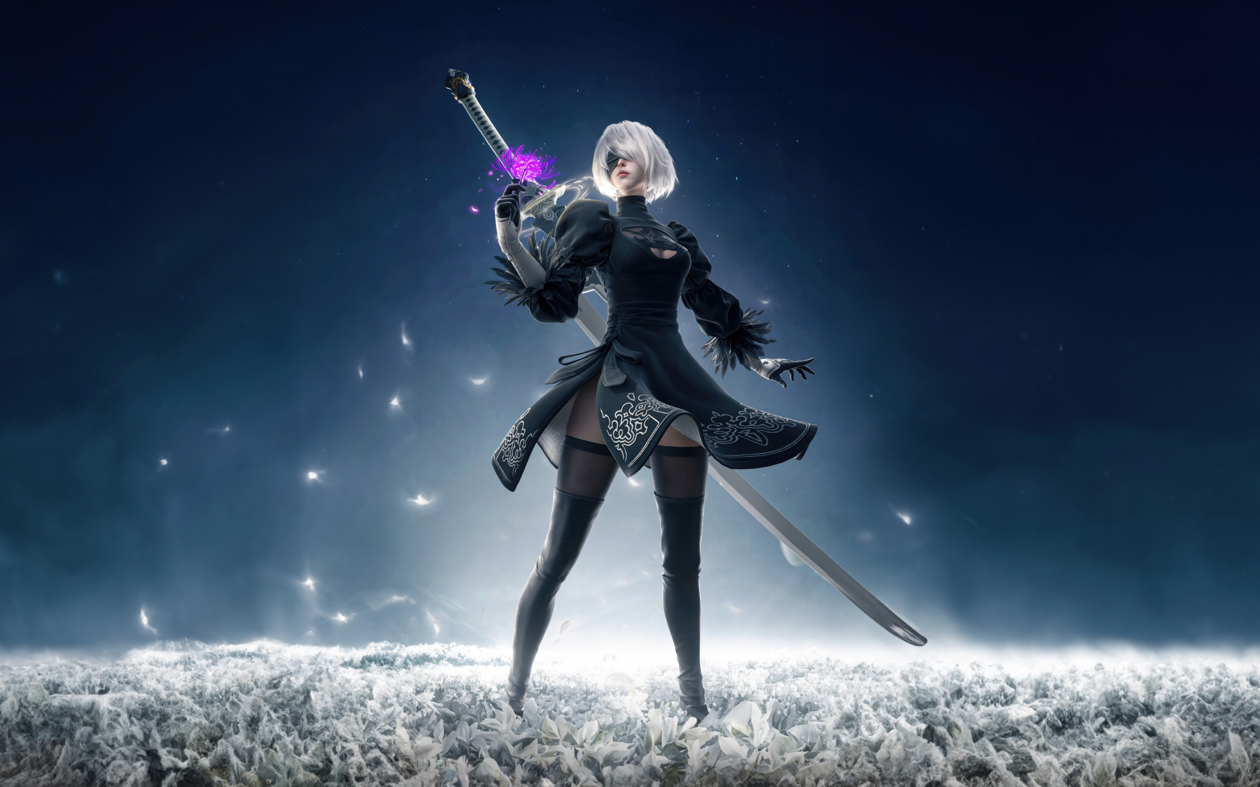 Download wallpaper 2560x1600 2b of nier