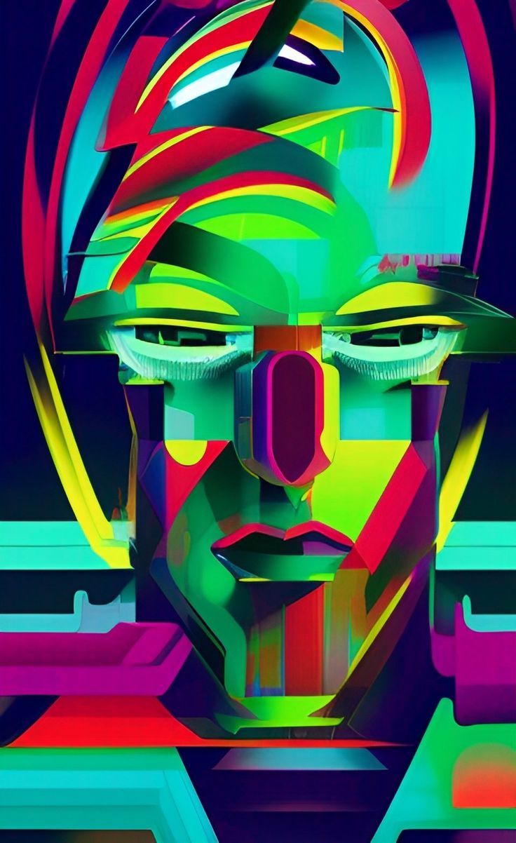 Y2K Cyber PFP Aesthetic. A.I Art Wallpaper