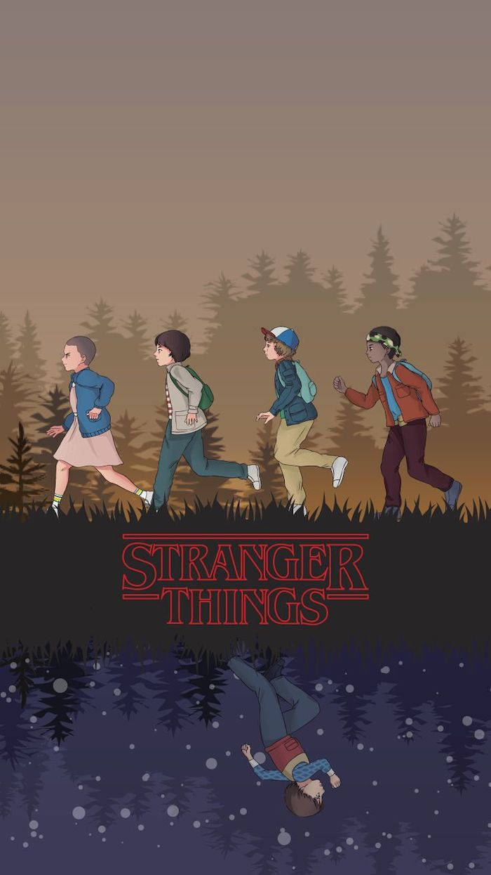 Download Enjoy the Stranger Things Cute Scene Wallpaper