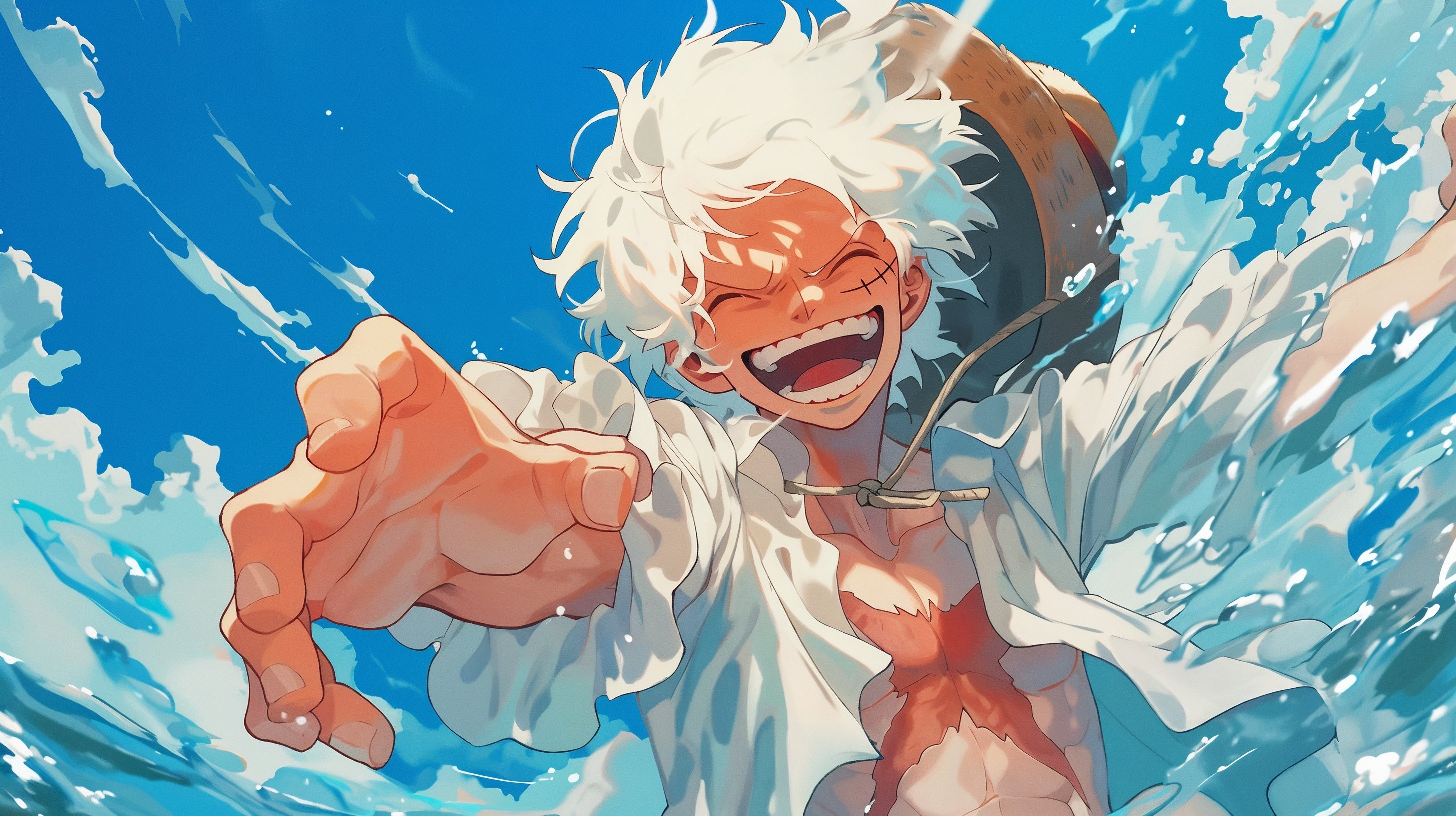 Luffy Sun God "Nika", Gear 5