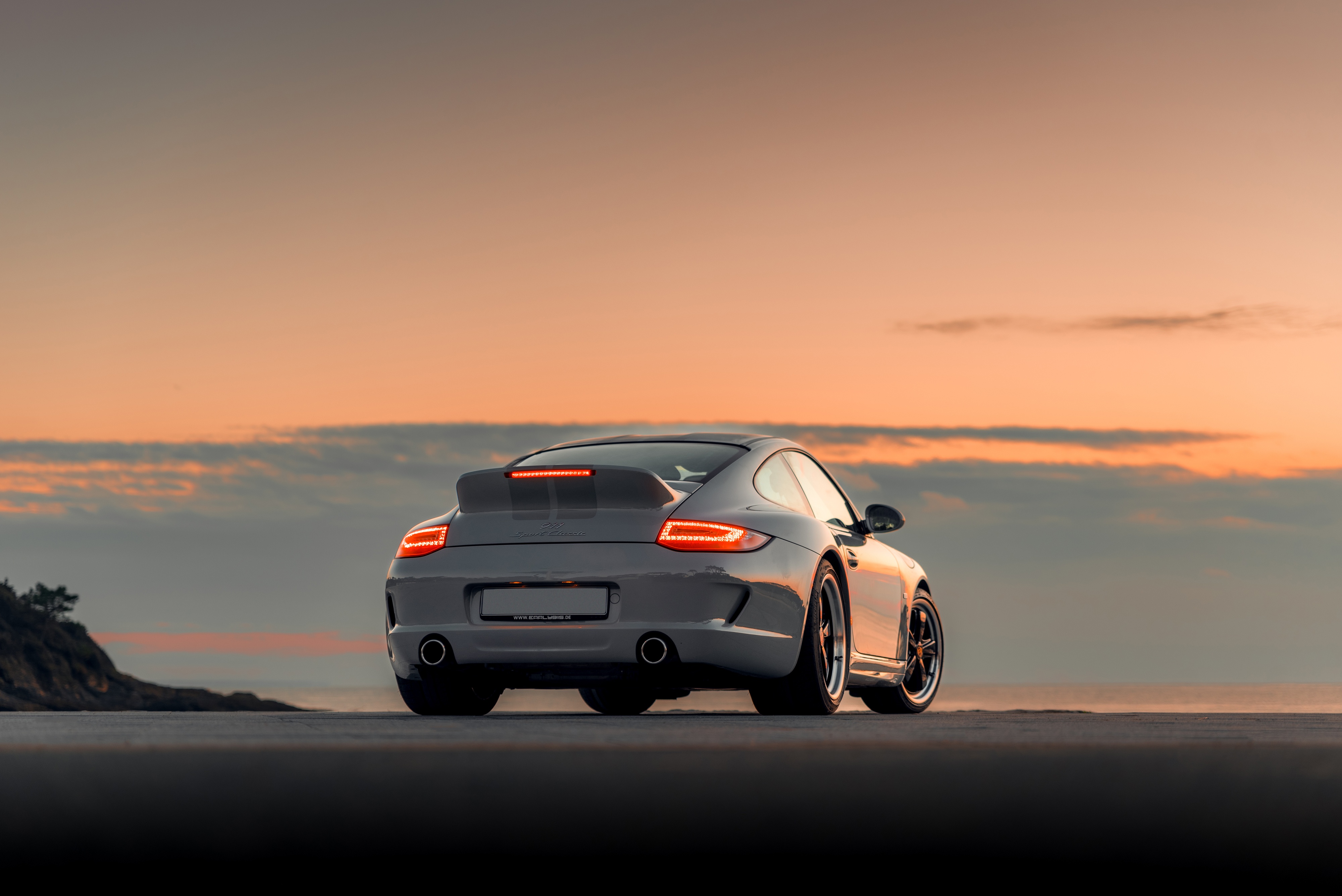 Wallpaper 911, 997, Porsche, taillights