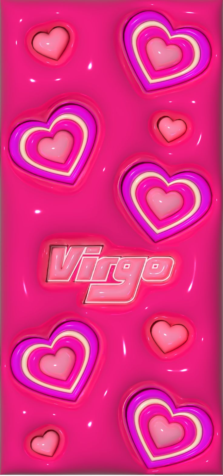 Virgo 3D phone wallpaper, 3D background