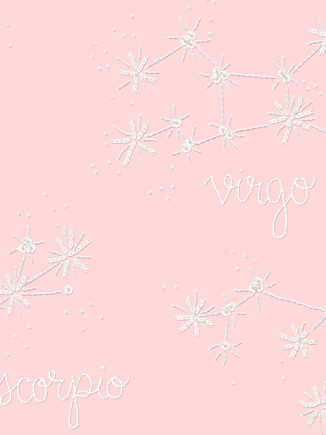 Zodiac' Wallpaper by Lingua Franca- Pink