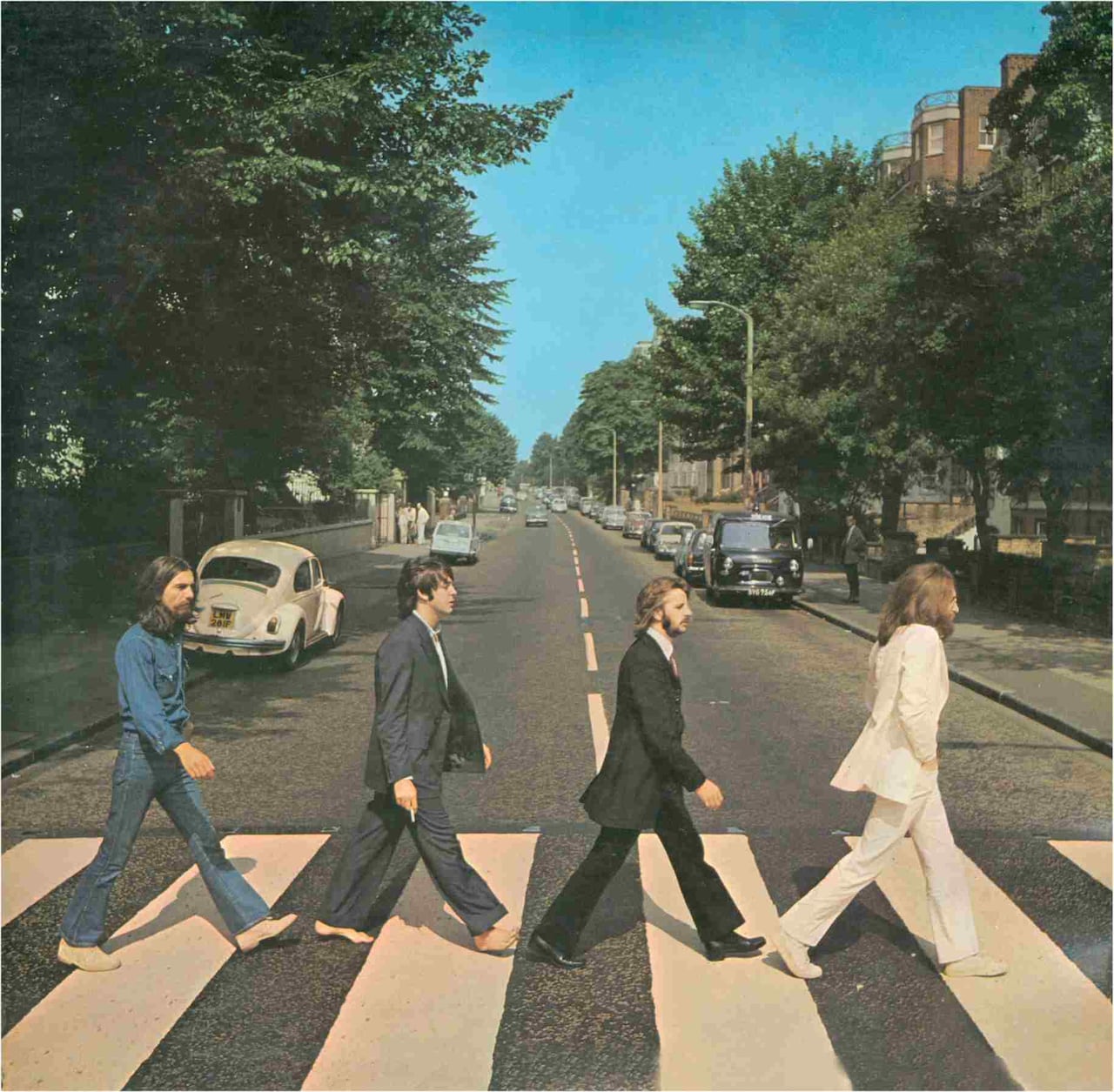 The Beatles' Abbey Road album cover