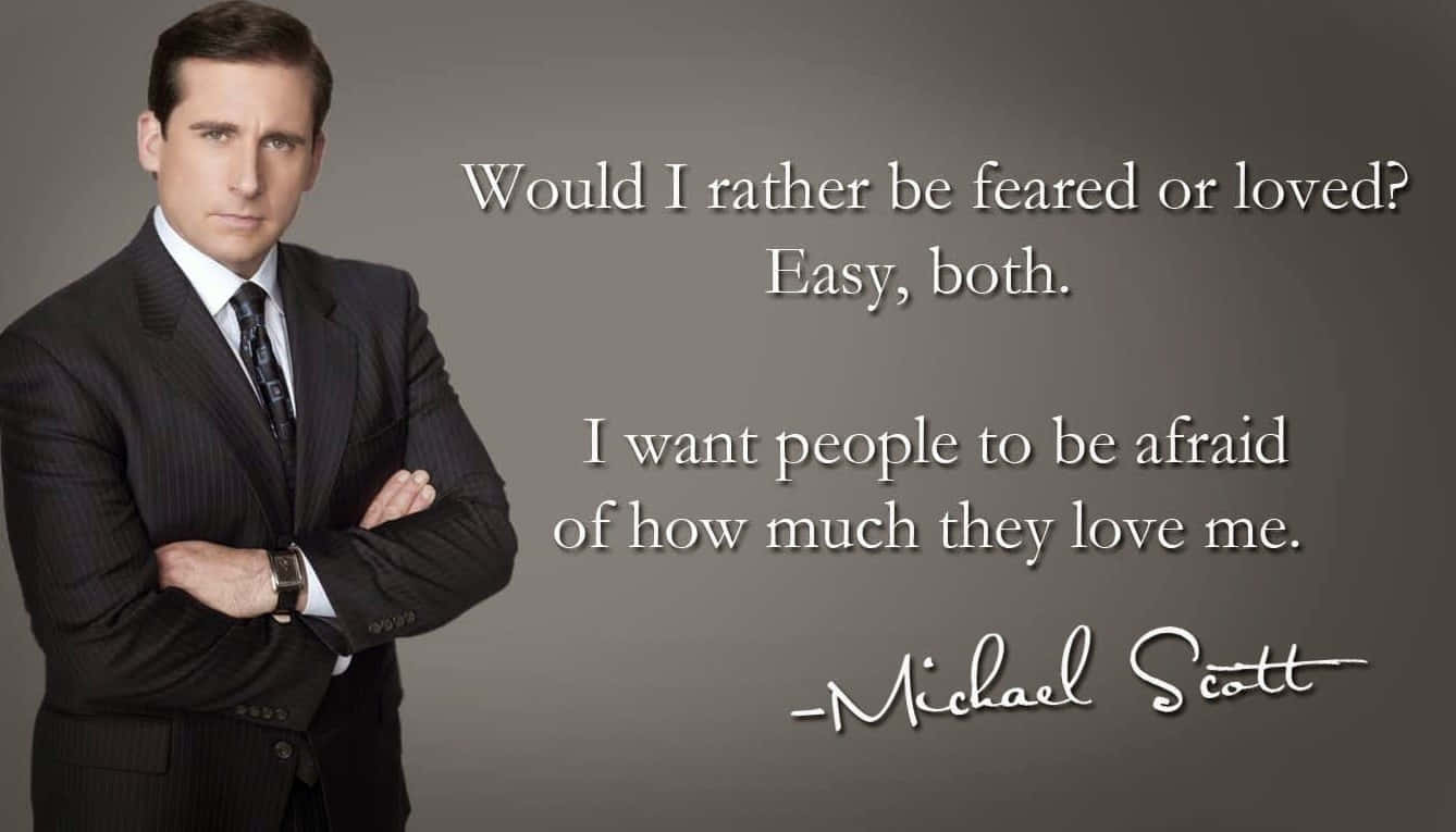 Michael Scott The Office Wallpaper