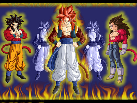 Gogeta SSJ4 & Anime
