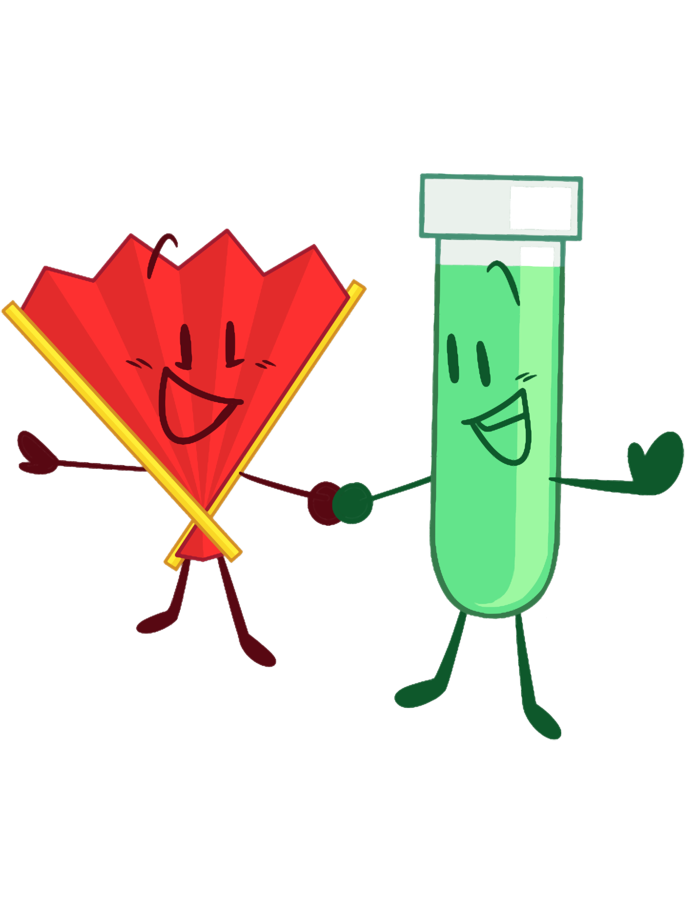 Fan and Test Tube Inanimate Insanity