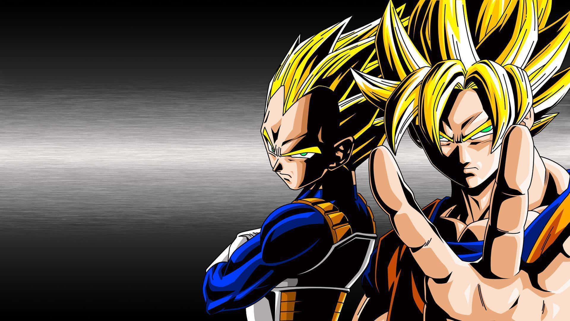 Vegeta Powers Up to Super Saiyan 2