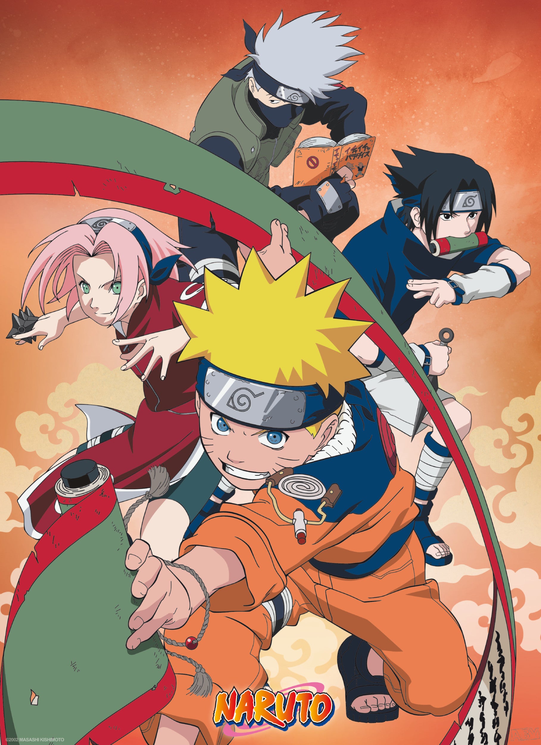Naruto Poster 20 x 15 Inches Team 7