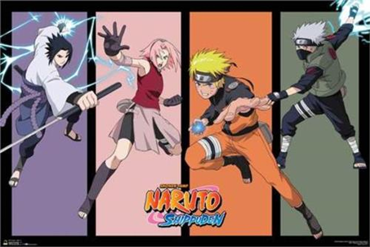 Naruto Team 7 Poster 36in x 24in