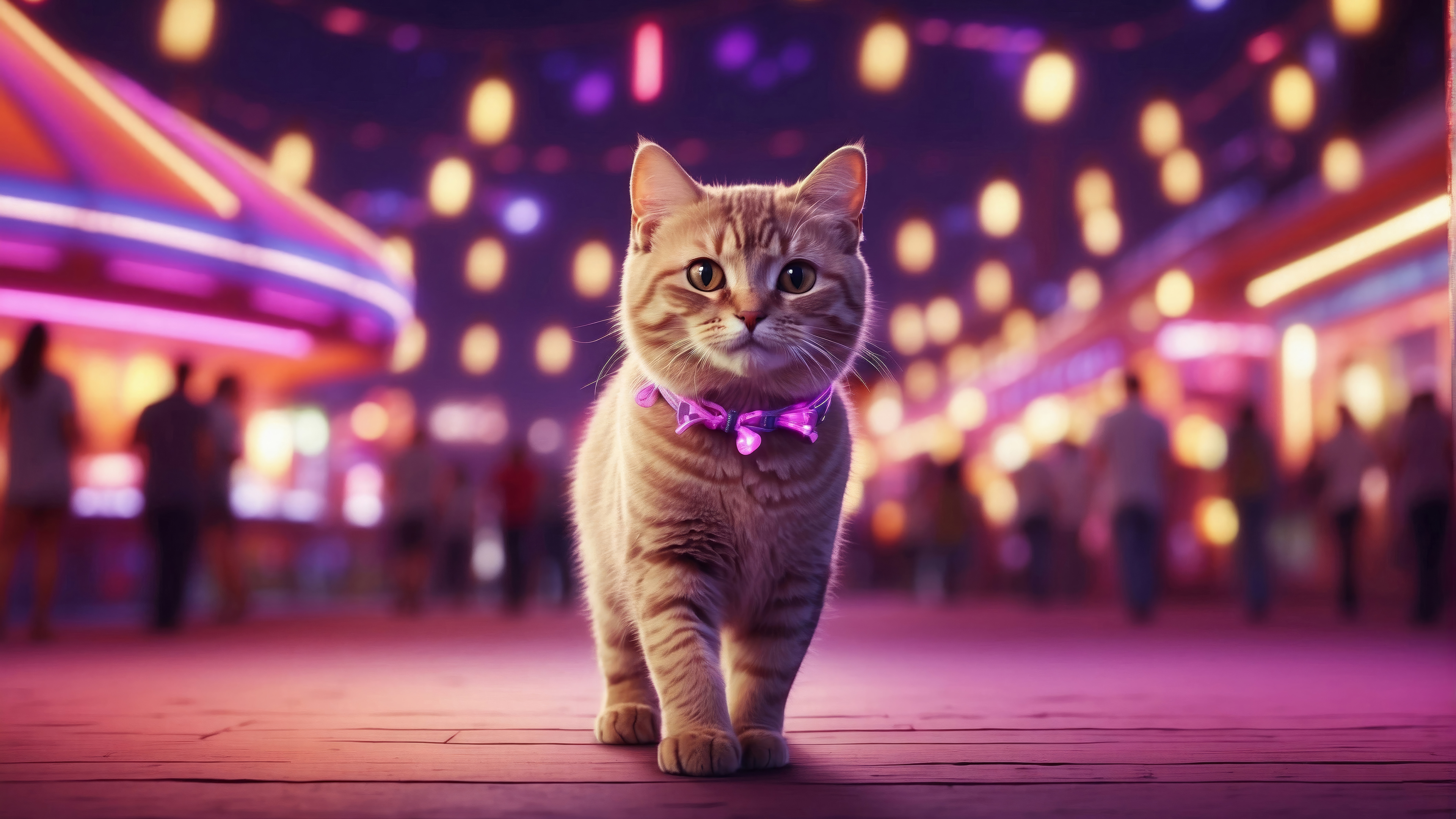 Cute Cat Wallpaper 4K HD PC j