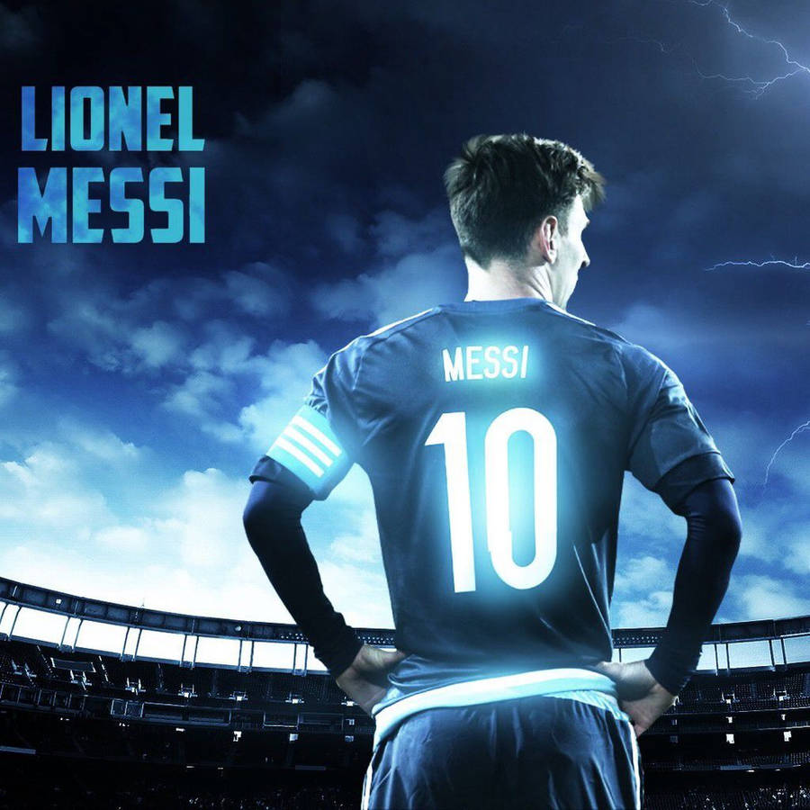 Download free Cool Soccer Messi Blue