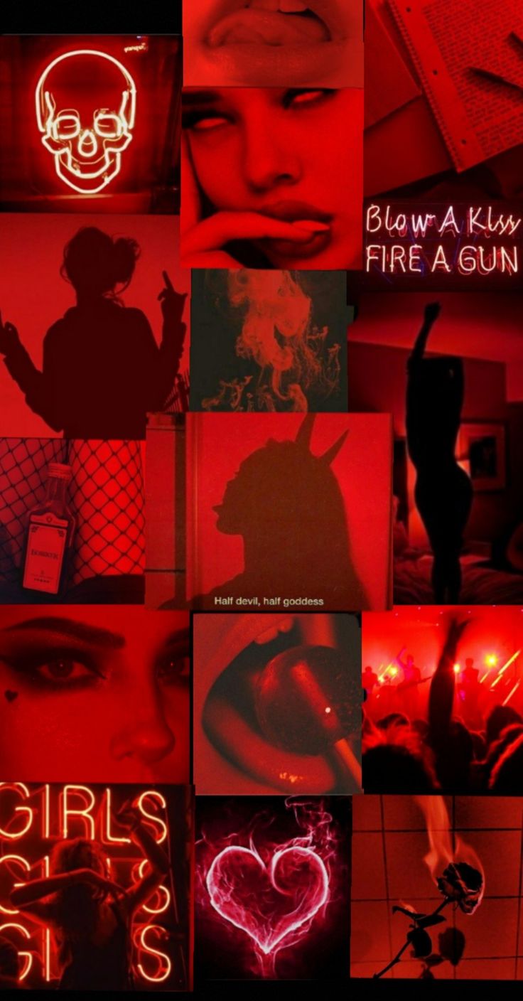 Red aesthetic