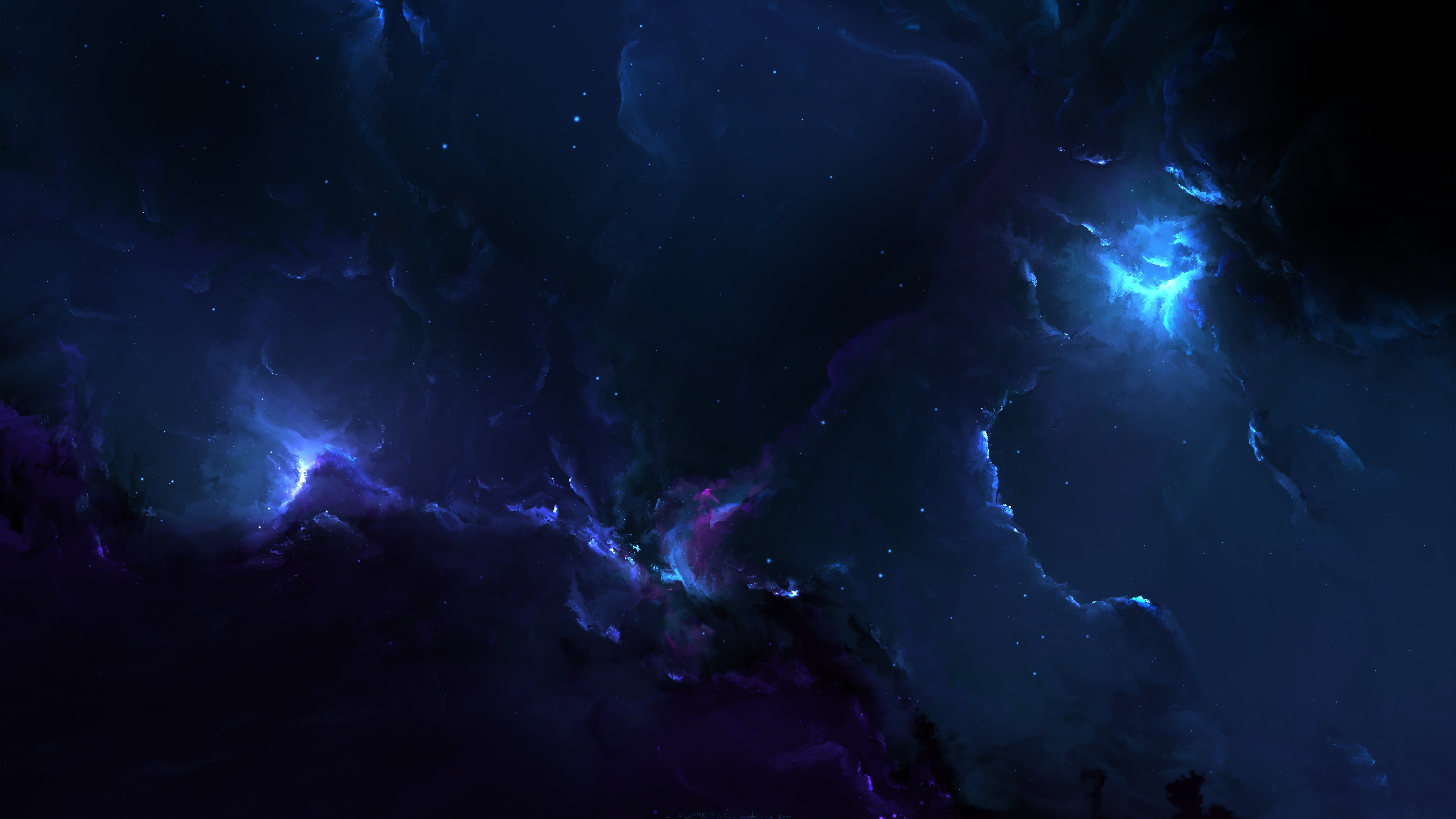 Nebulae Wallpaper 4K, Cosmic, Stars
