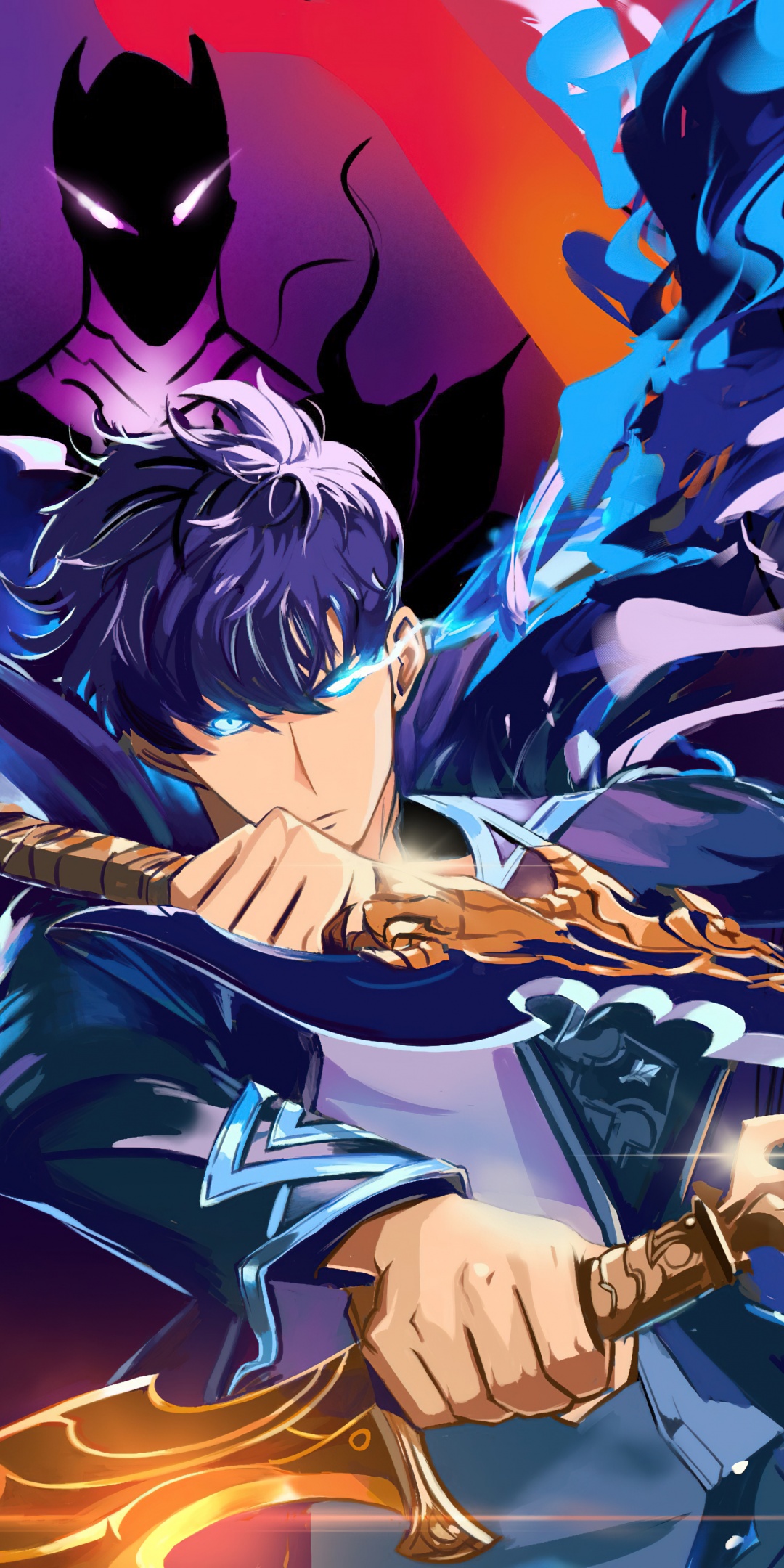 Solo Leveling Wallpaper 4K, Statue