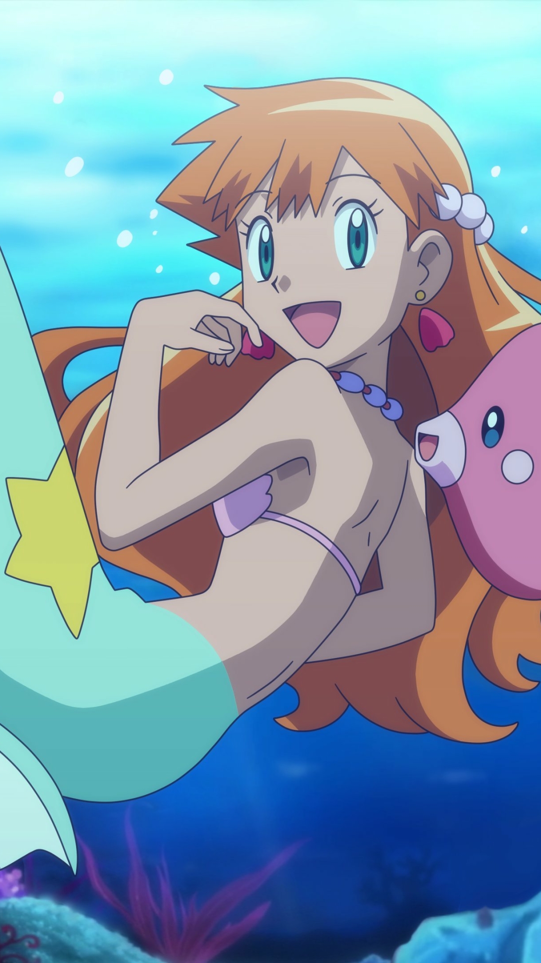 Misty (Pokémon) Phone Wallpaper