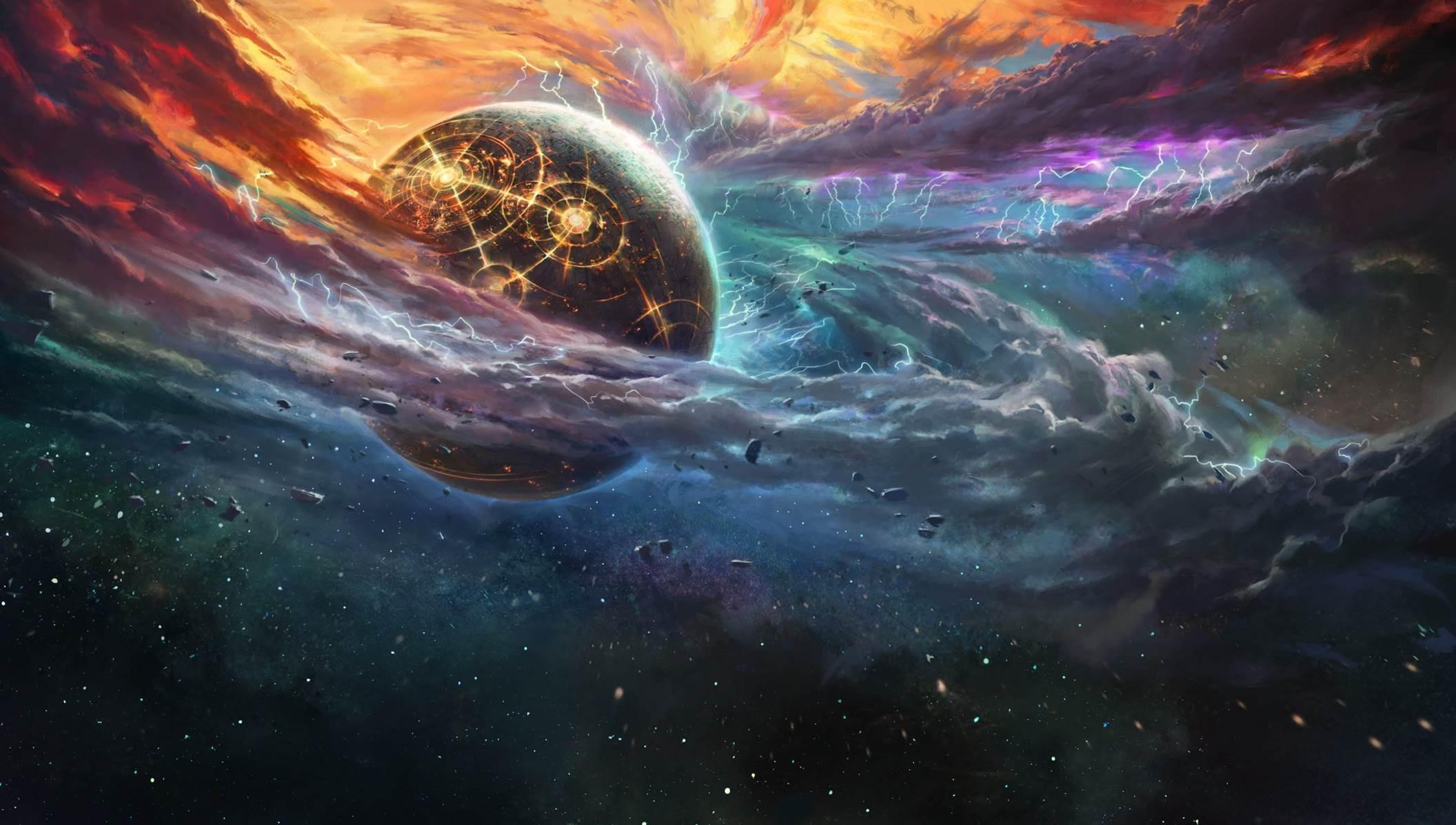 Stellaris Cosmic Storms Wallpaper, r