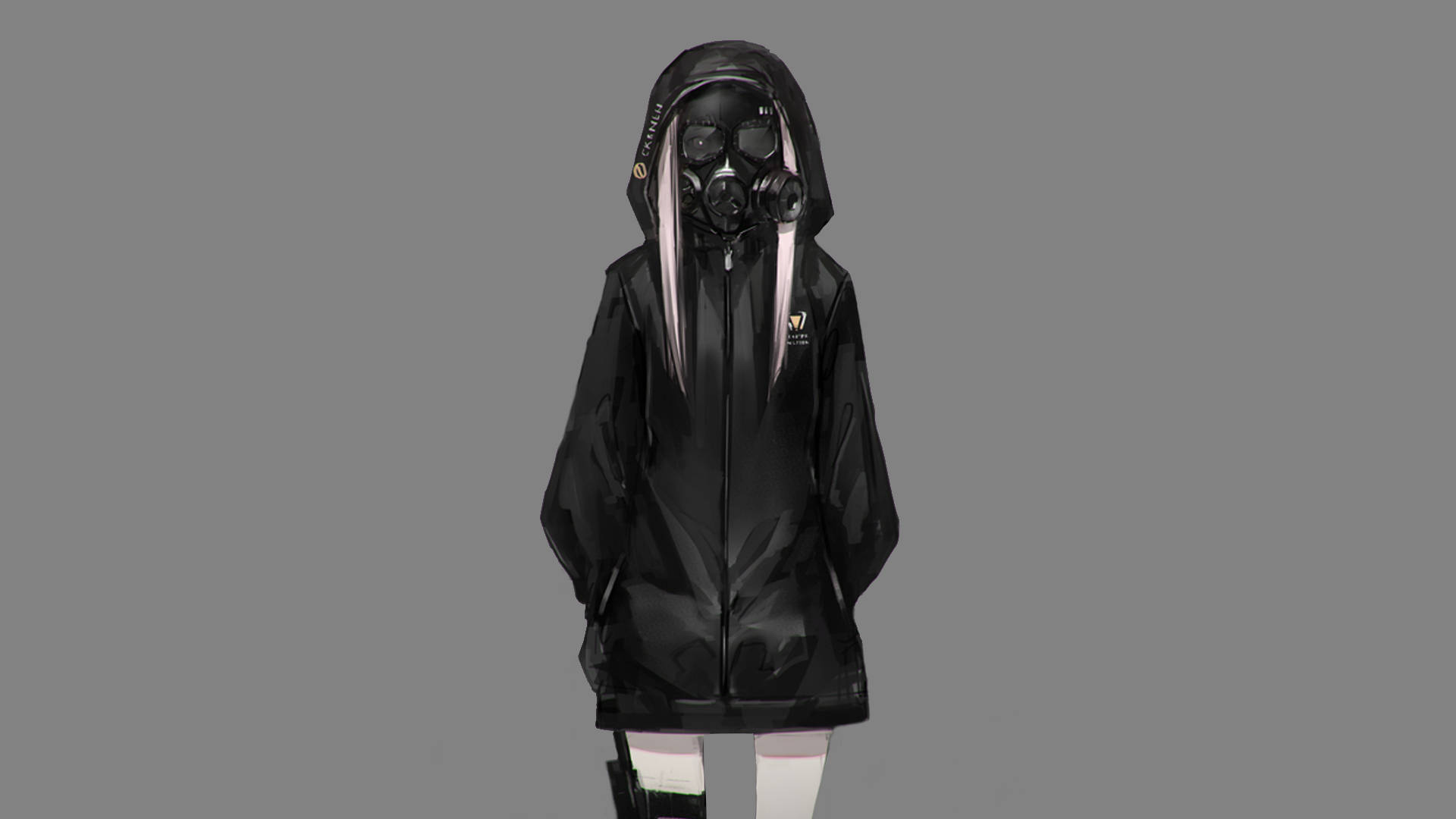 Download Masked Anime Girl Hoodie
