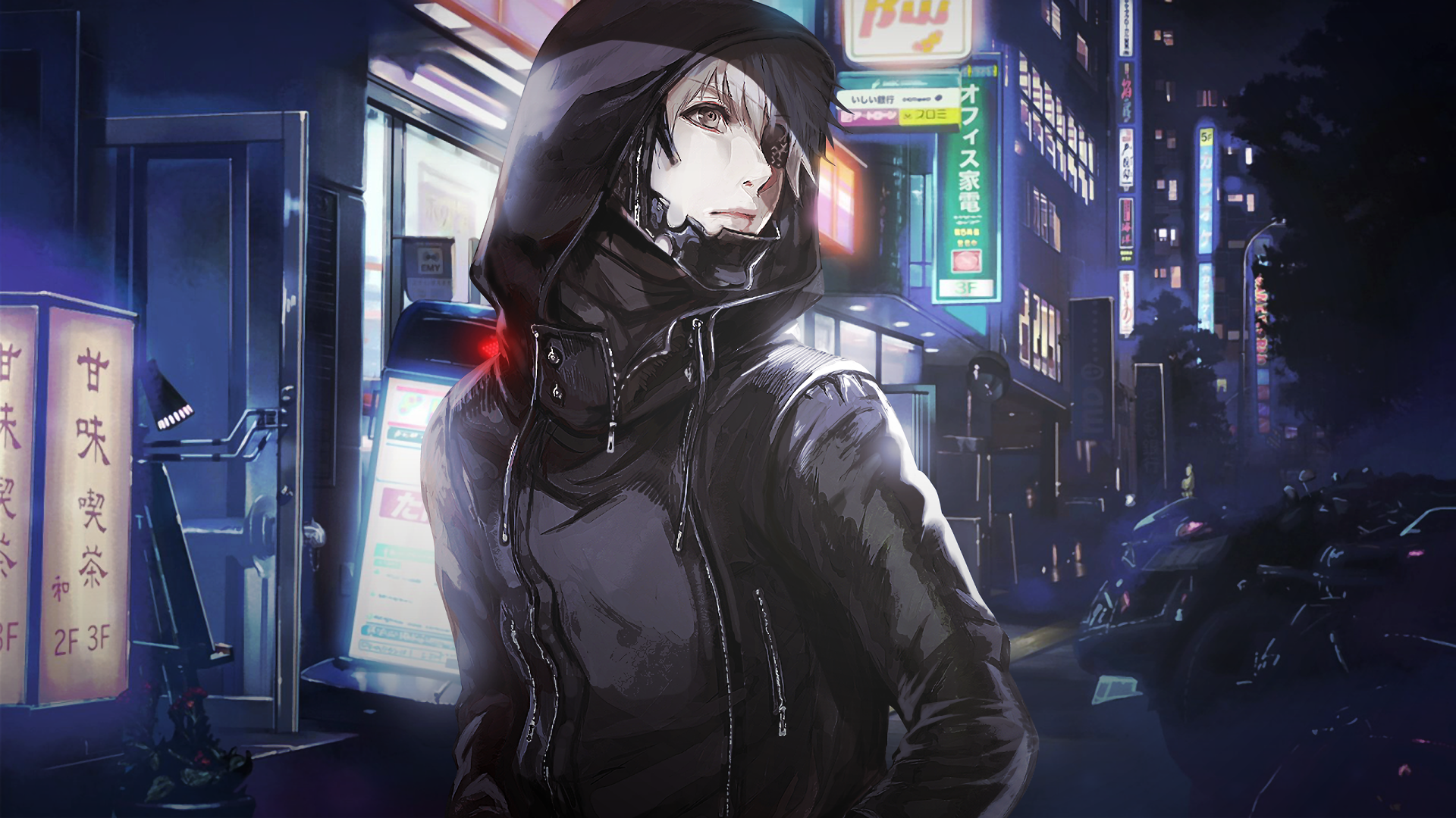 Ken Kaneki HD Wallpaper: Enigmatic