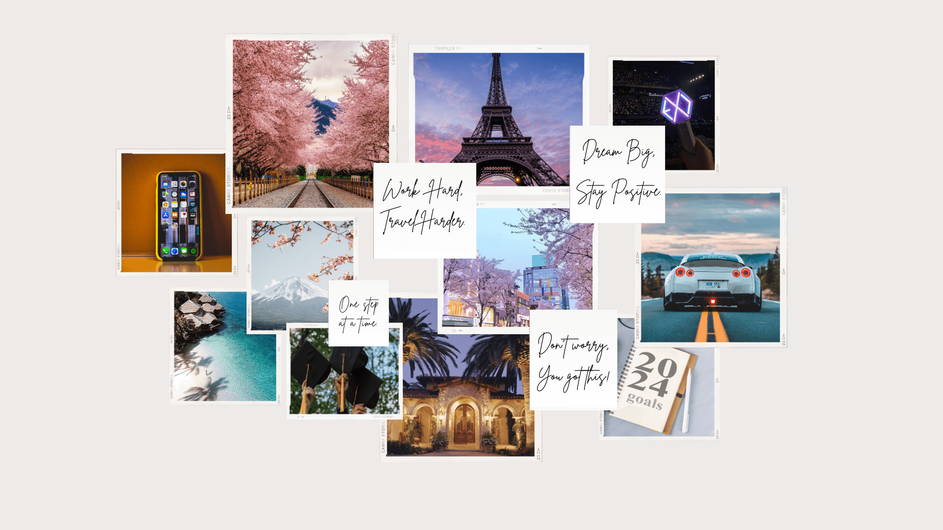 Minimalist Dream Board