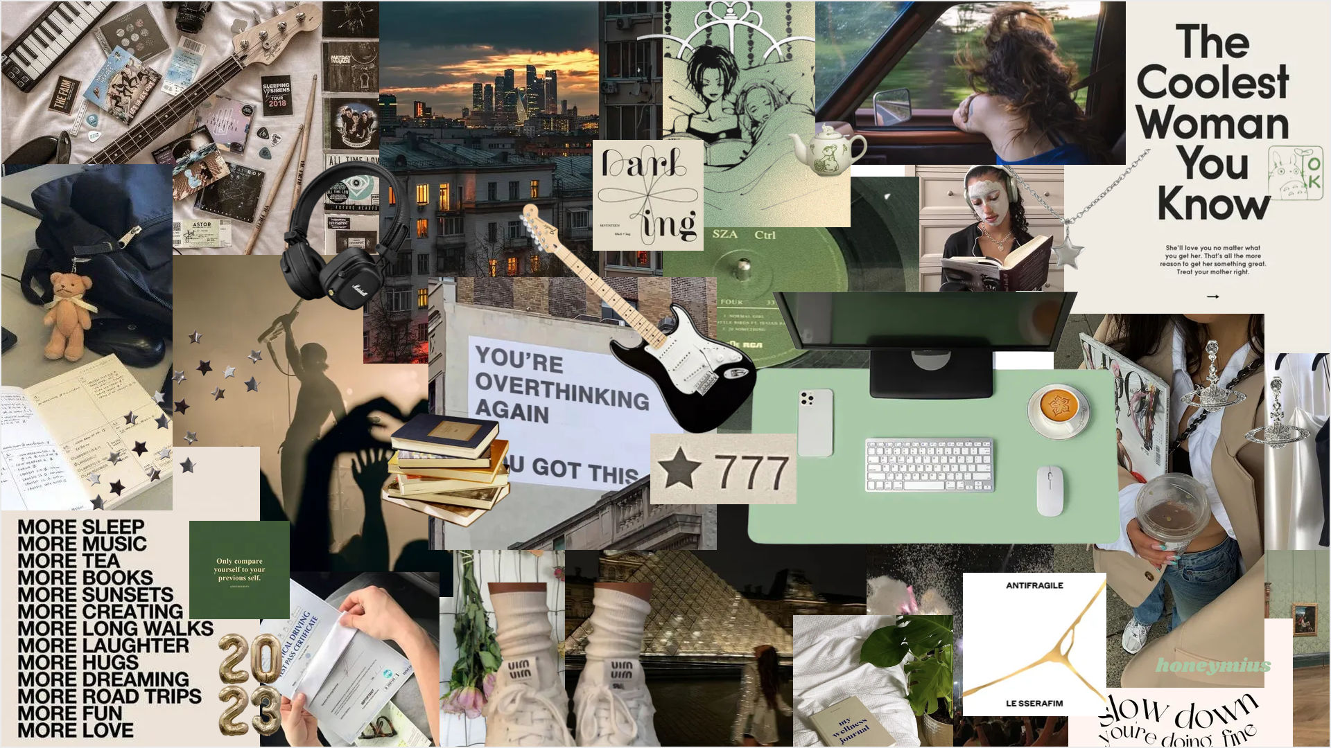 finally did my vision board for 2023