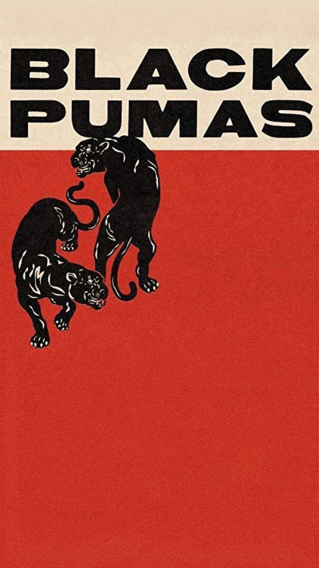 Black Pumas Wallpaper Poster