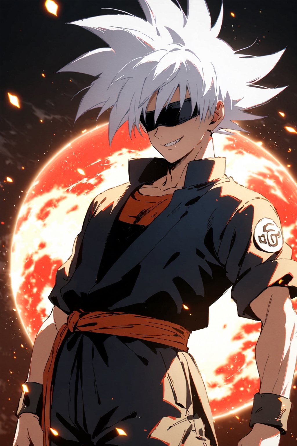 Gojo satoru version goku, 五条悟