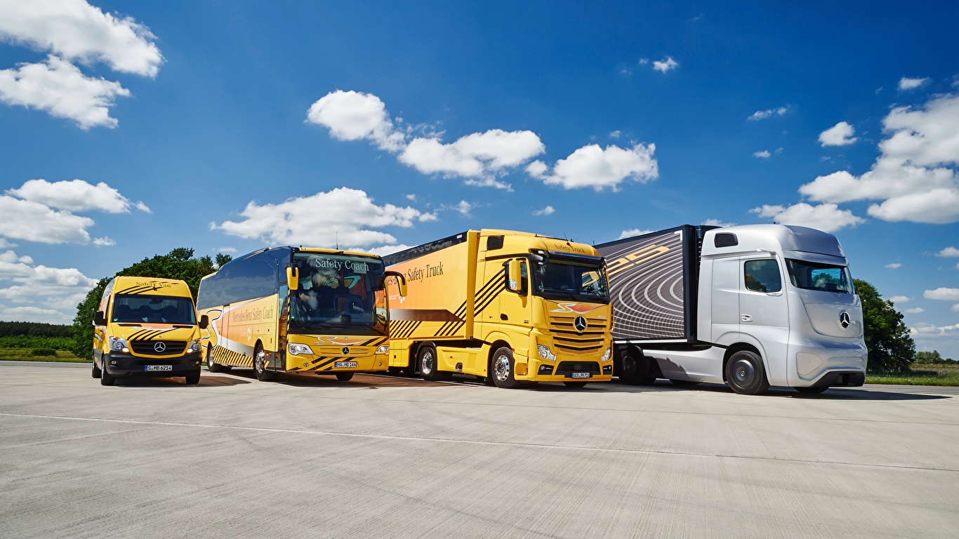 Picture Bus Trucks Mercedes Benz