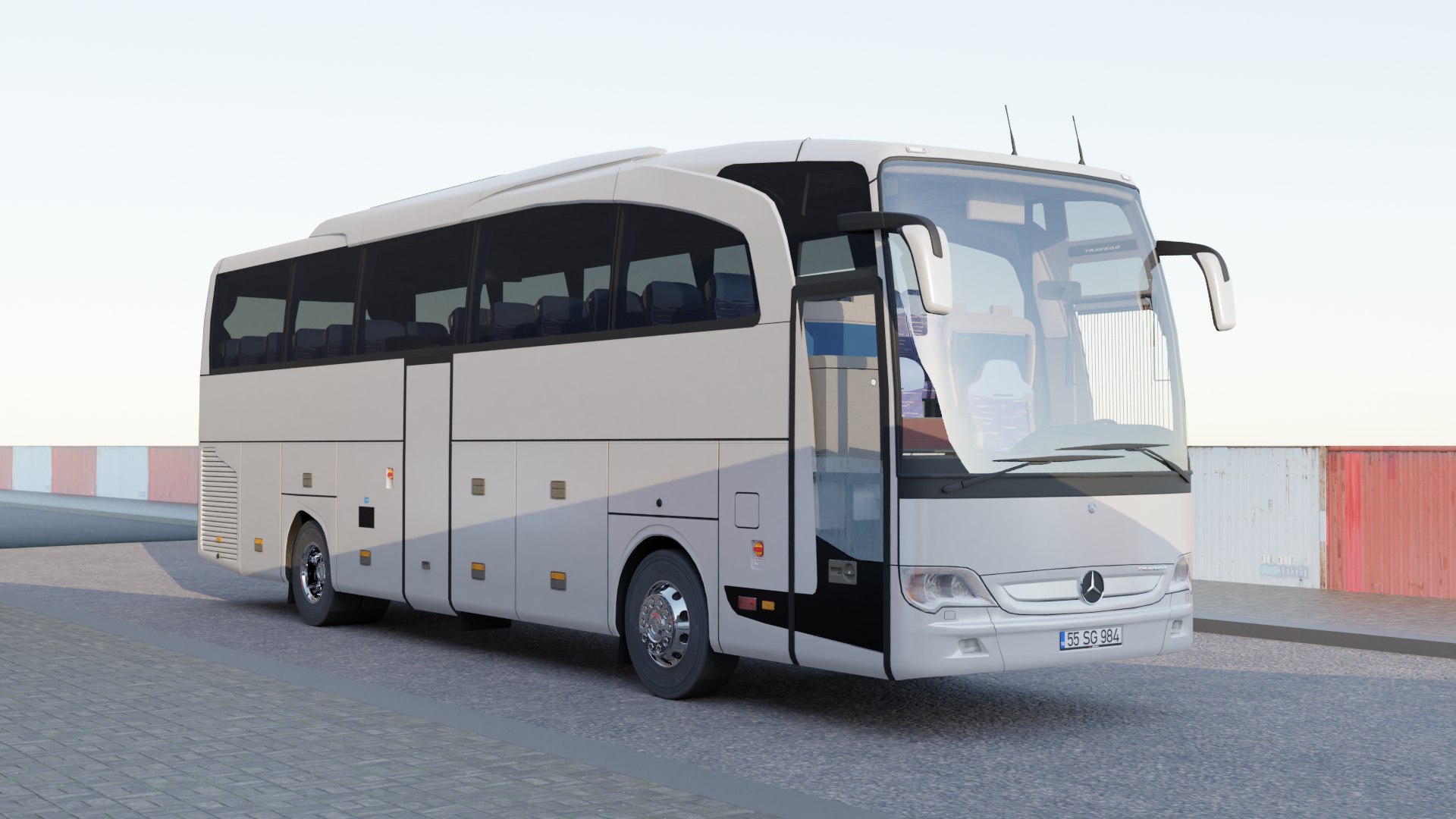 3D Mercedes Travego 15 Shd